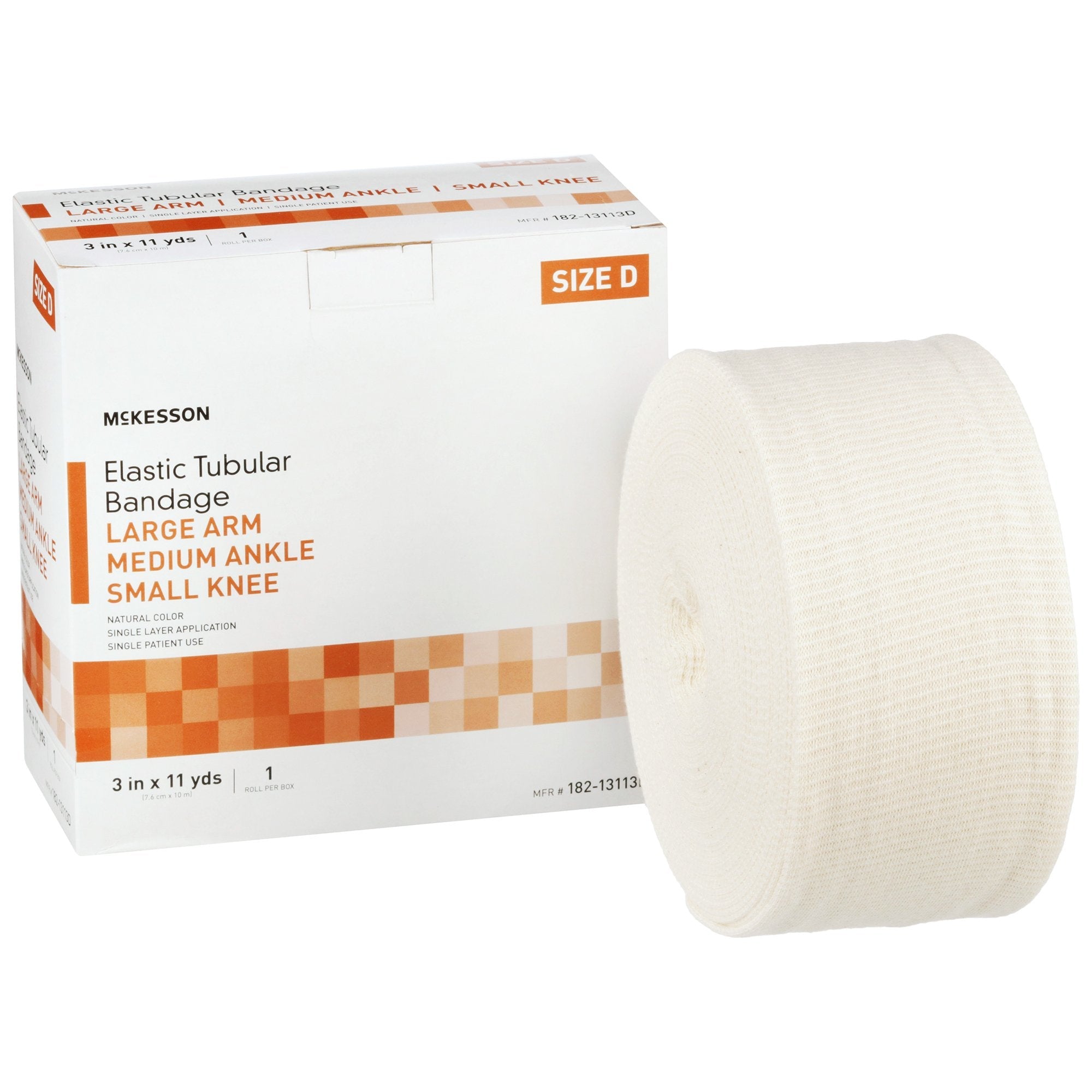 McKesson Elastic Tubular Support Bandage, 3 Inch x 11 Yard (1 Unit)