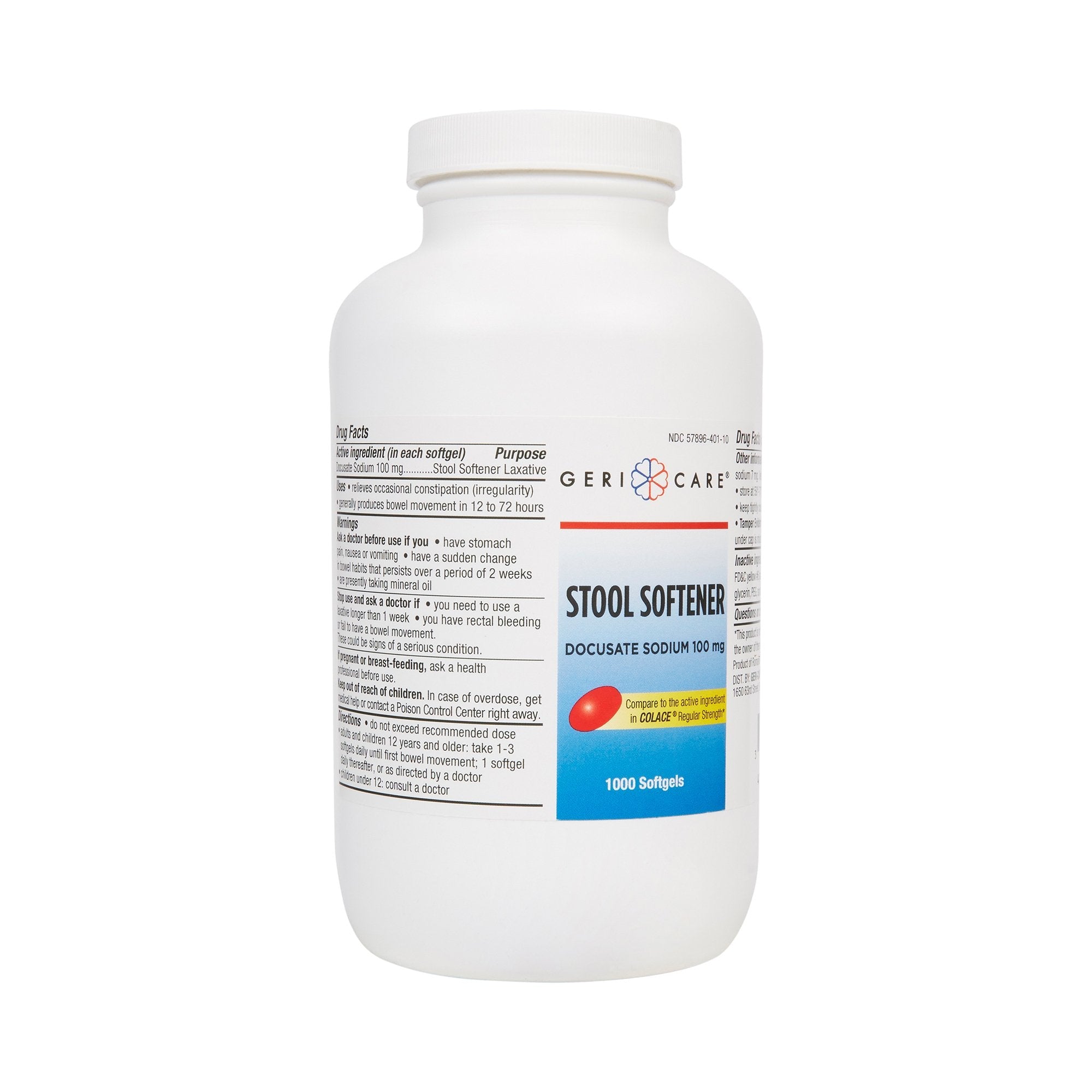 Geri-Care® Docusate Sodium Stool Softener (1 Unit)