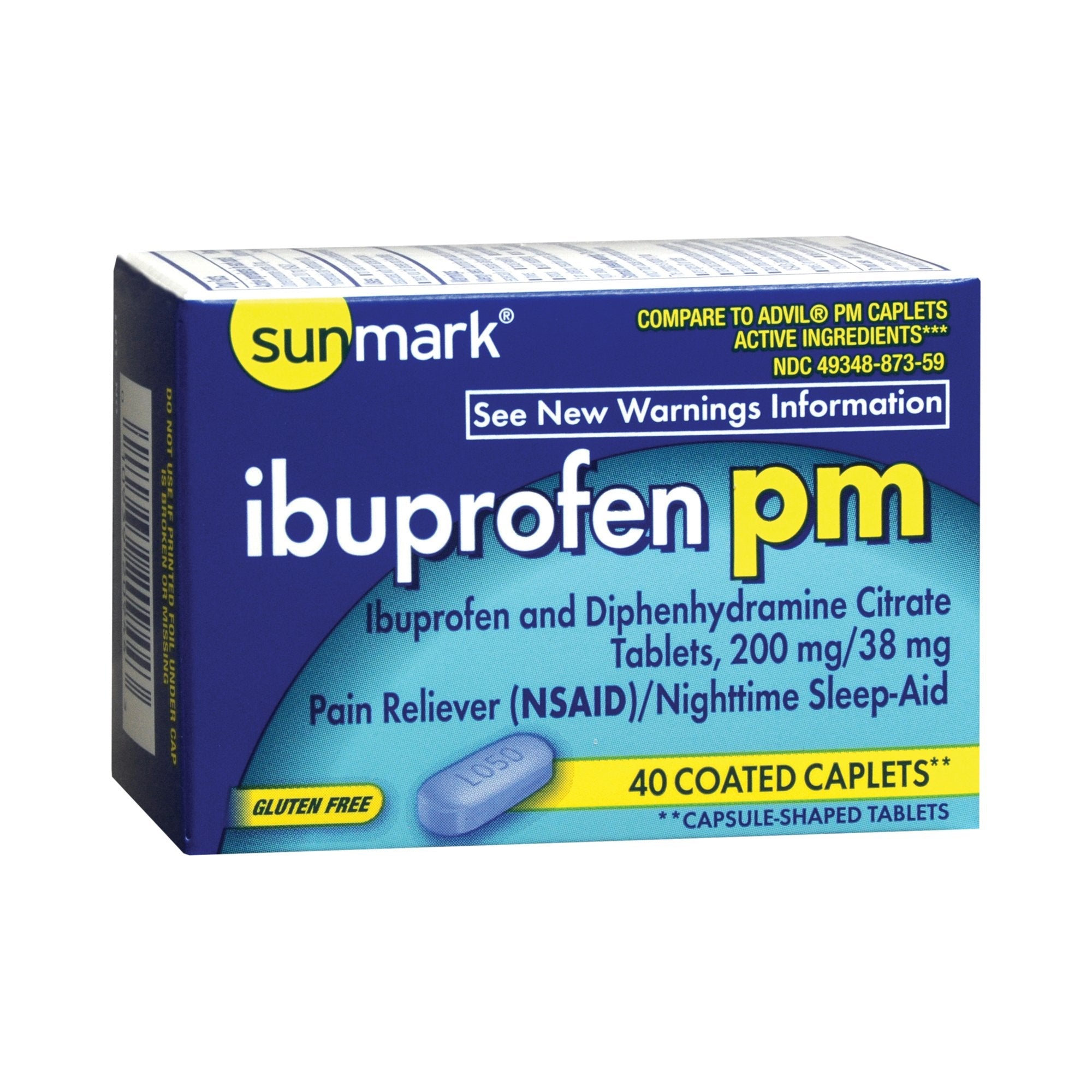 sunmark® PM Ibuprofen / Diphenhydramine Pain Relief (1 Unit)