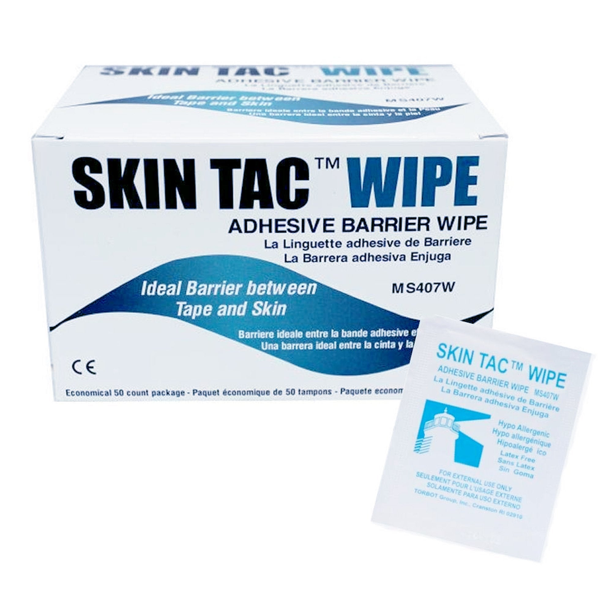 Skin Tac™ Skin Barrier Wipe (50 Units)