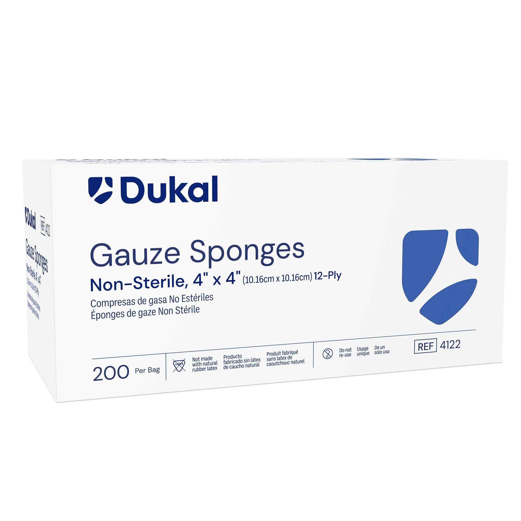 Dukal™ Gauze Sponge, 4 x 4 Inch (100 Units)