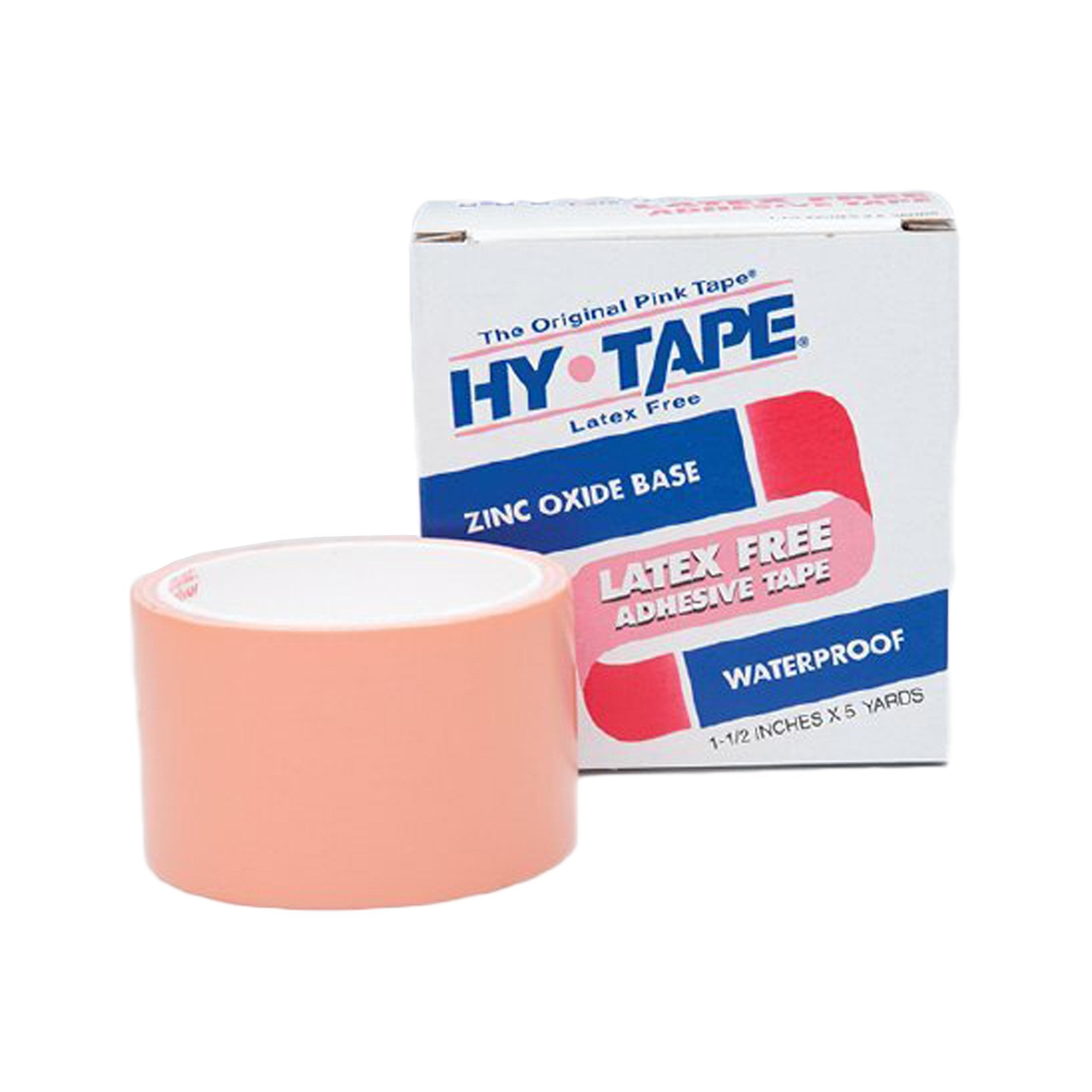 Hy-Tape® Zinc Oxide Adhesive Medical Tape, 2 Inch x 5 Yard, Pink (1 Unit)