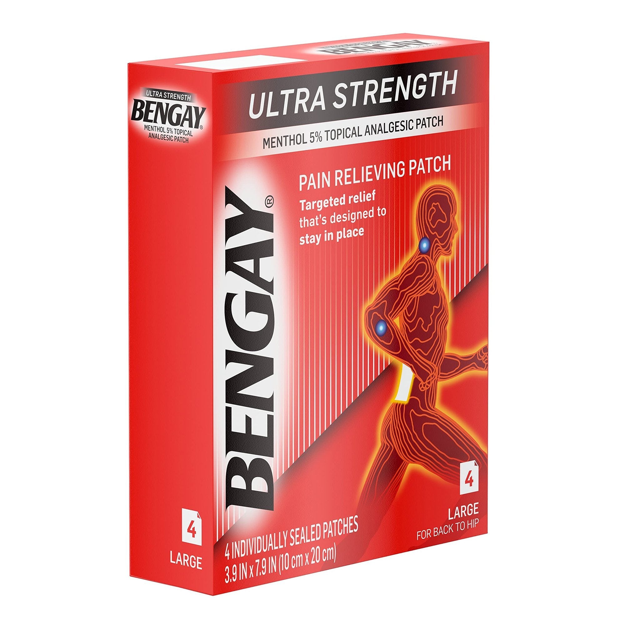 Bengay® Pain Relieving Patch Ultra Strength, Large Size (36 Units)