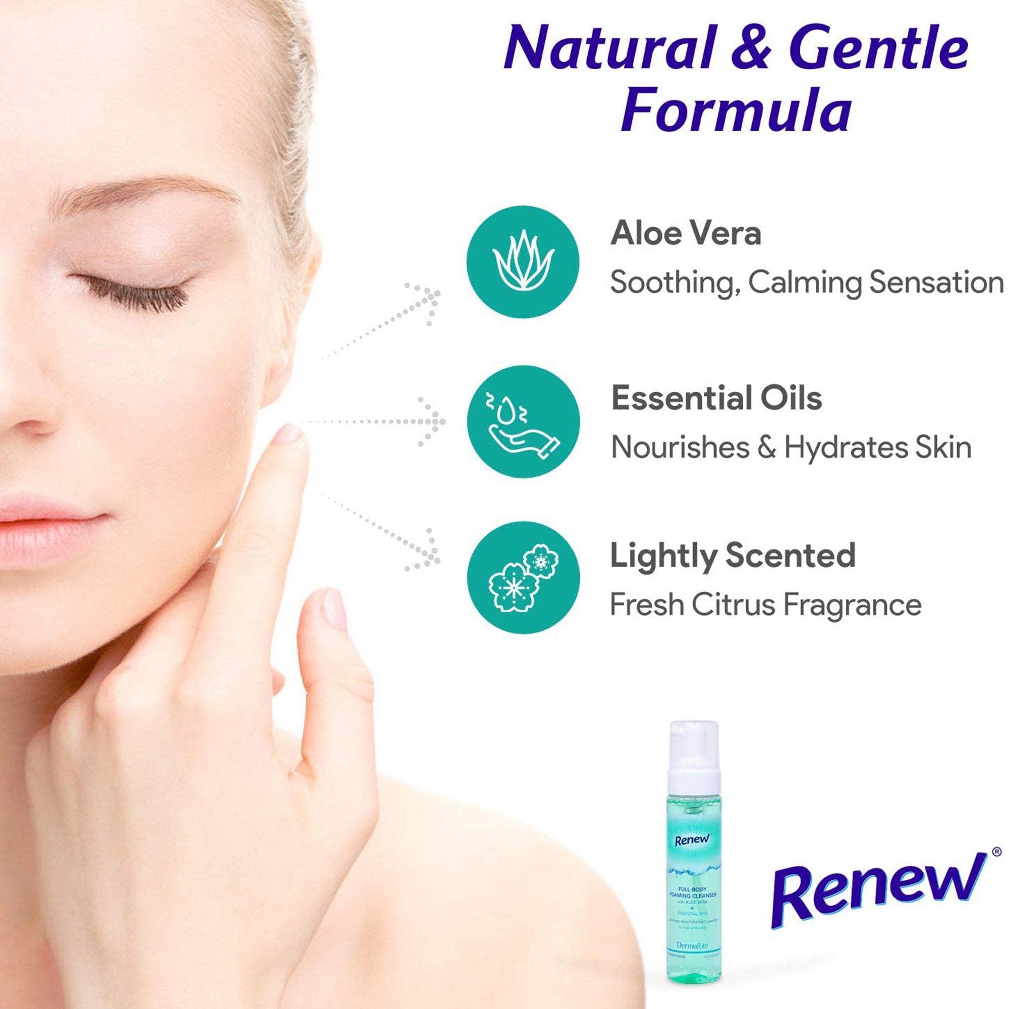 Renew™ Foaming Rinse-Free Body Cleanser (12 Units)