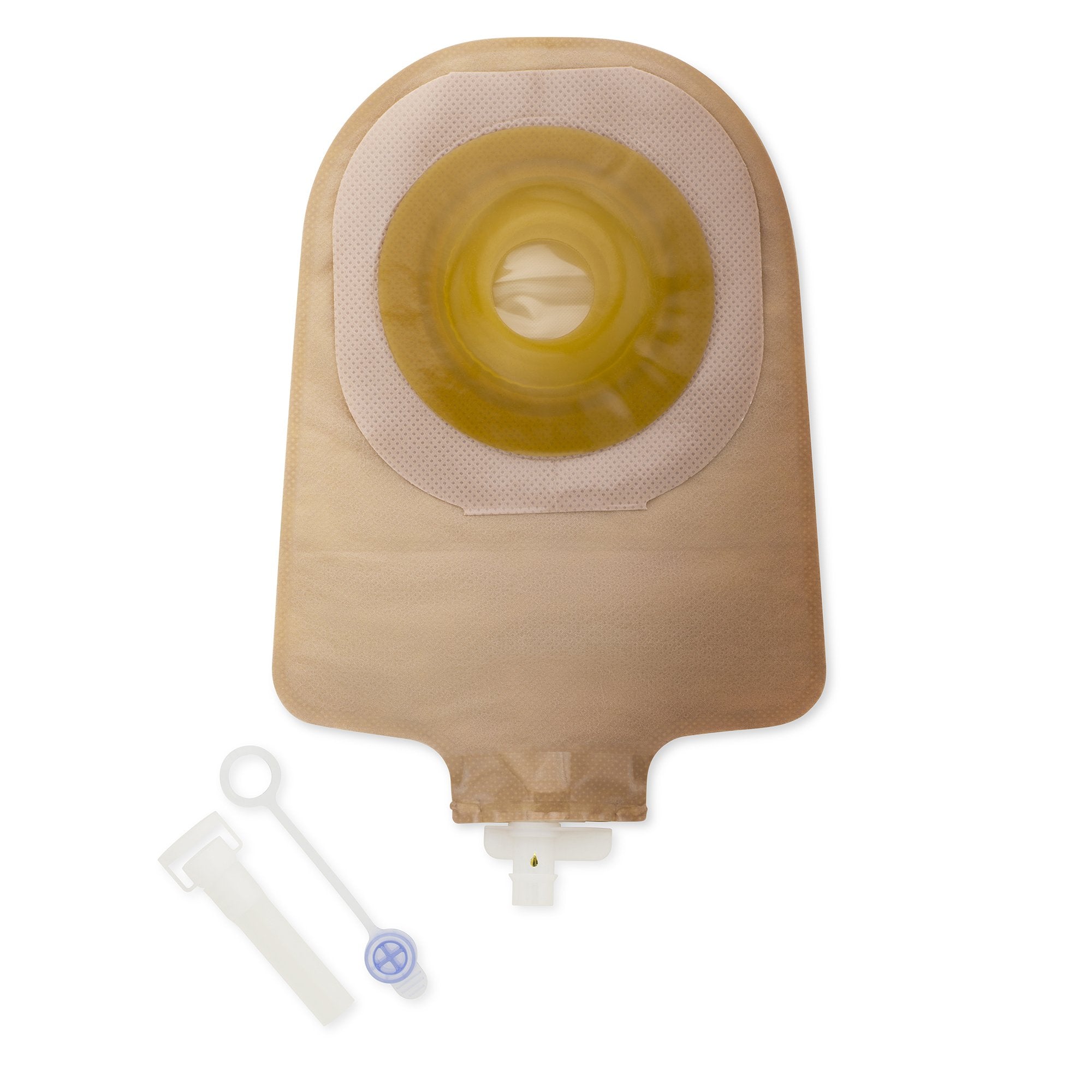 Premier™ One-Piece Drainable Beige Urostomy Pouch, 9 Inch Length, 1-1/8 Inch Stoma (5 Units)