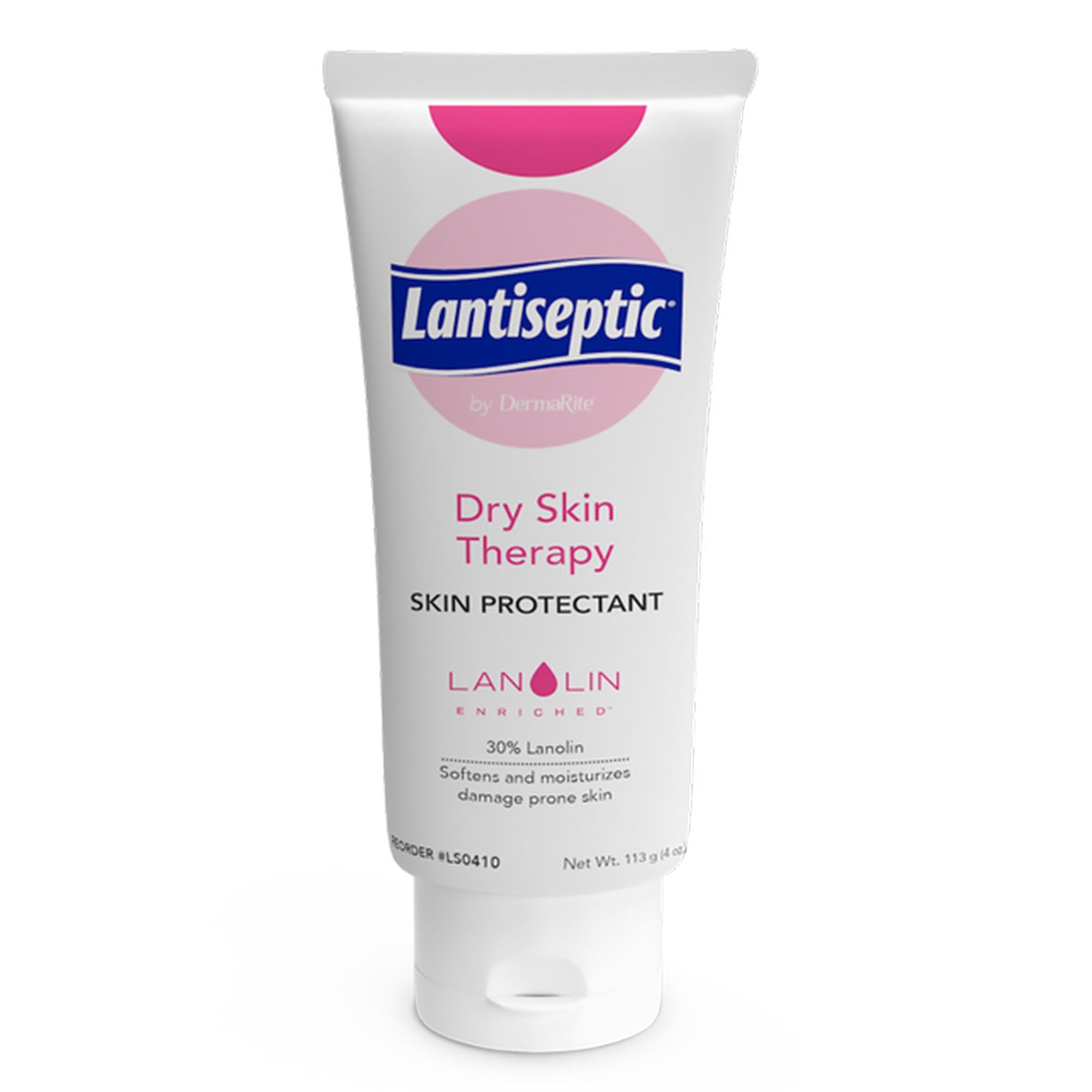 Lantiseptic® Dry Skin Therapy Moisturizer Cream, 4oz Tube (12 Units)