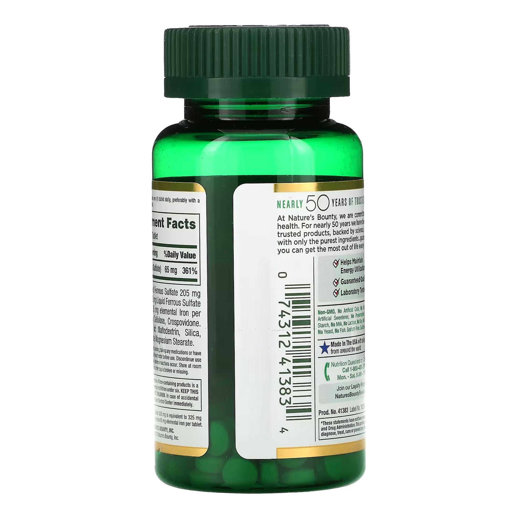 Nature's Bounty® Iron Mineral Supplement (1 Unit)