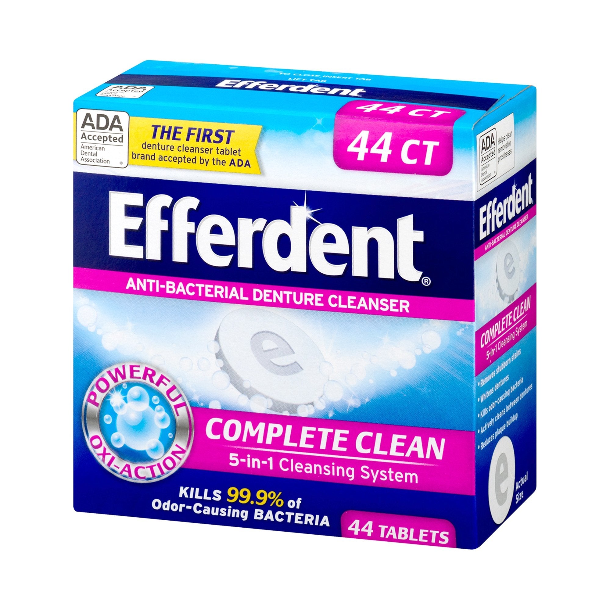 Efferdent® Denture Cleaner, 44 Tablets per Box (44 Units)