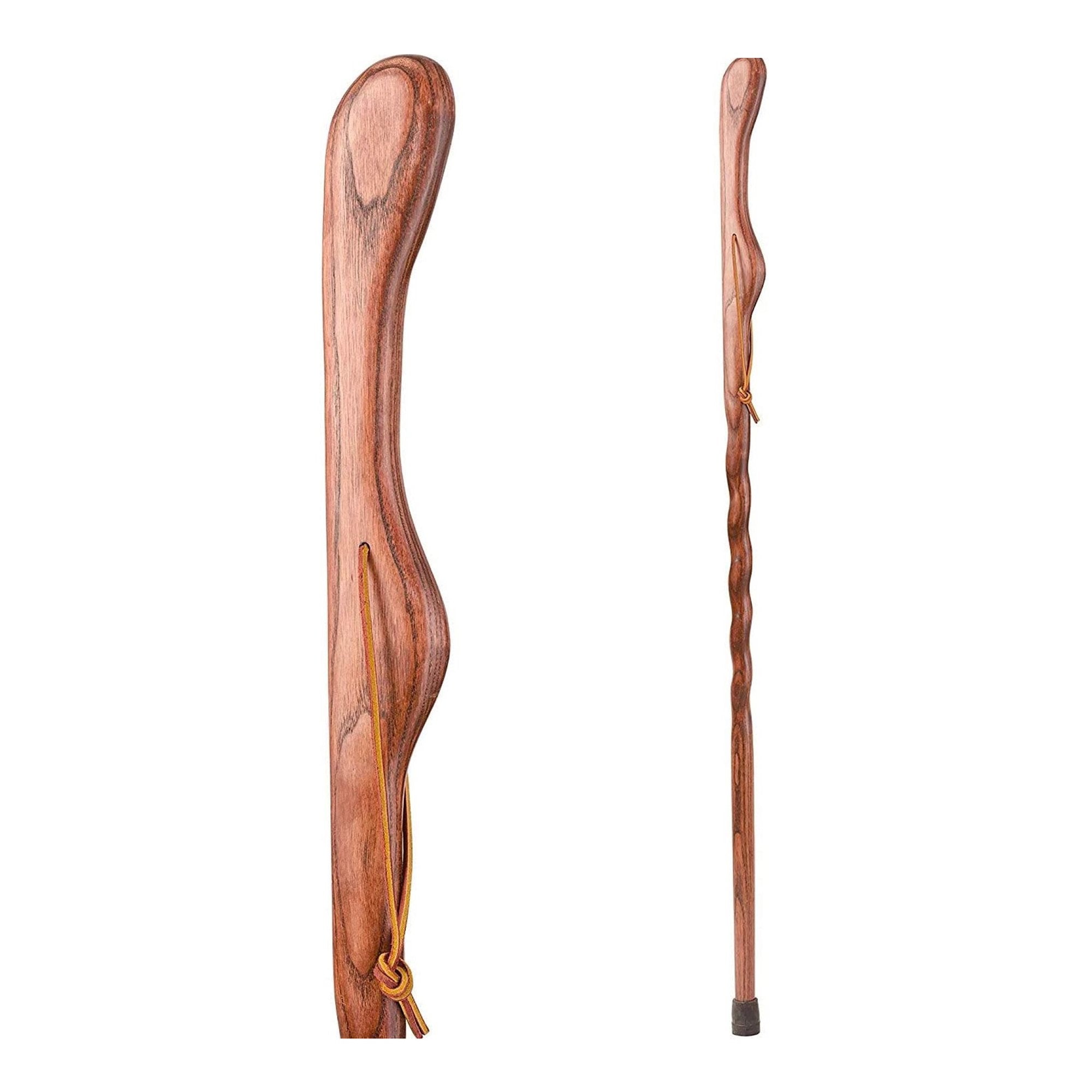 Brazos™ Twisted Oak Hitchhiker Handcrafted Walking Stick, 55-Inch, Red (1 Unit)