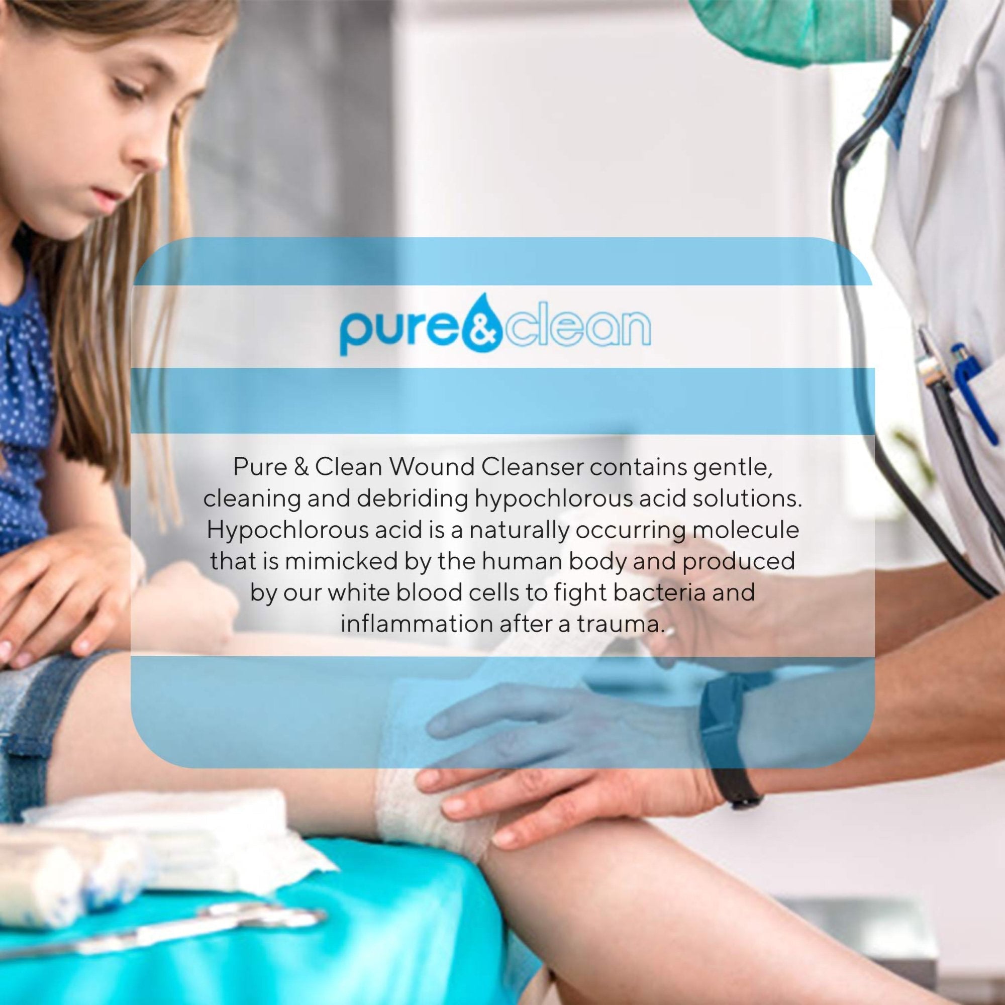 Pure & Clean Wound Cleanser, 8 oz. Pump Bottle (1 Unit)