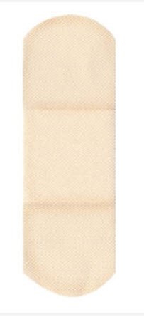 American® White Cross Adhesive Strip, 1 x 3 Inch (100 Units)