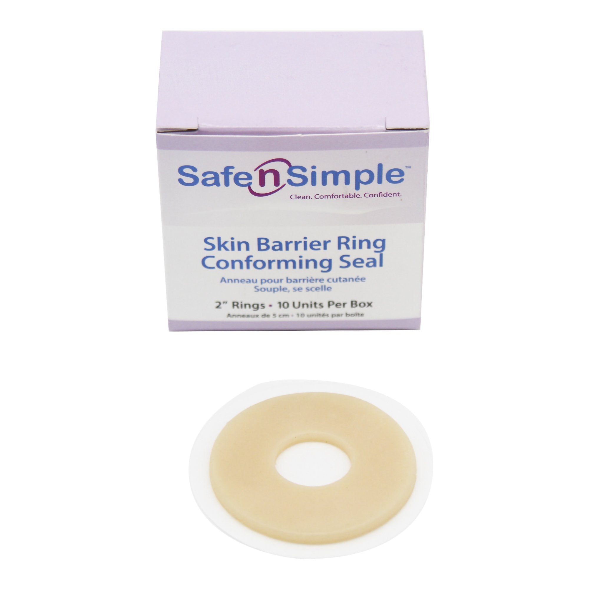 Safe-n'Simple Adhesive Barrier Ring (160 Units)