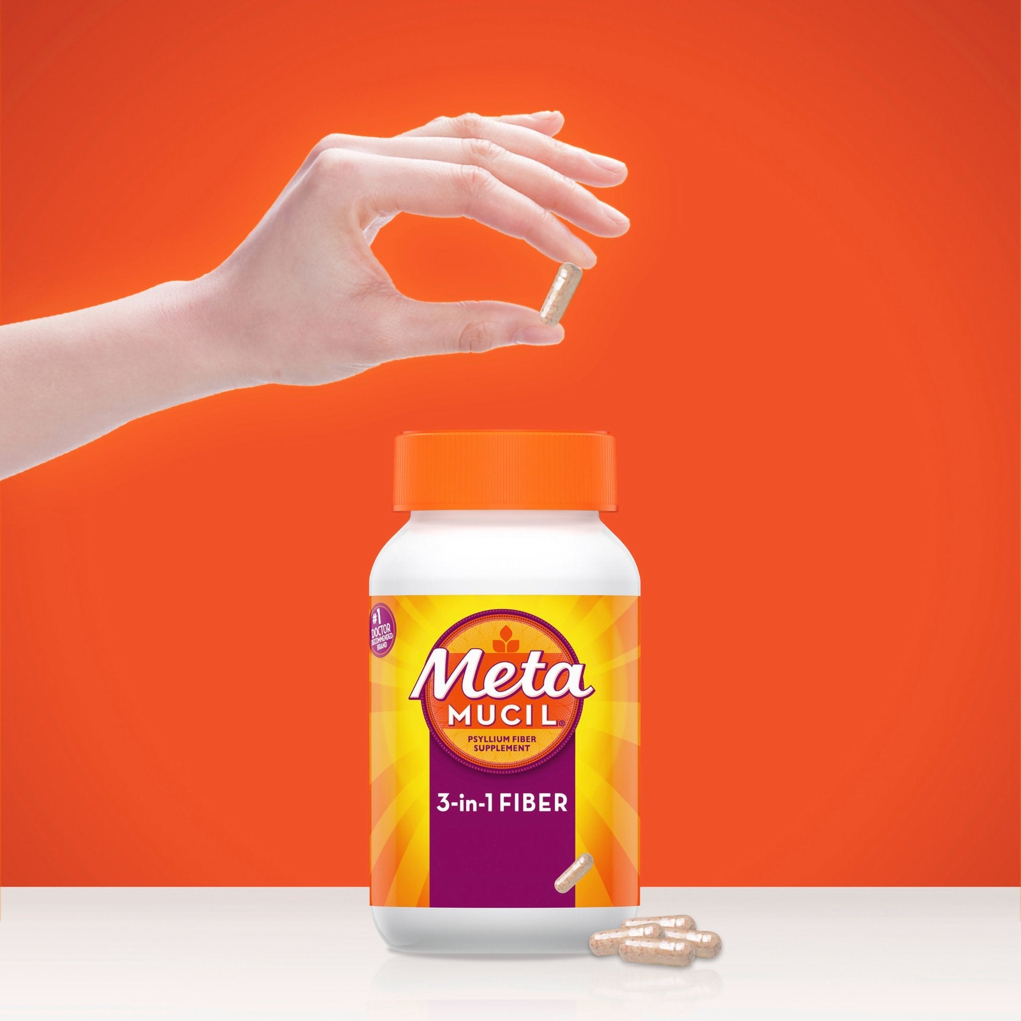 Metamucil® 3 in 1 Fiber Capsules (1 Unit)