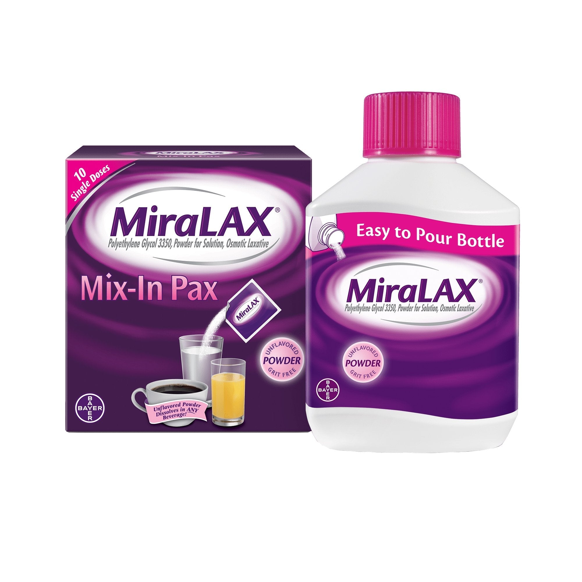 MiraLAX® Polyethylene Glycol 3350 Laxative (1 Unit)