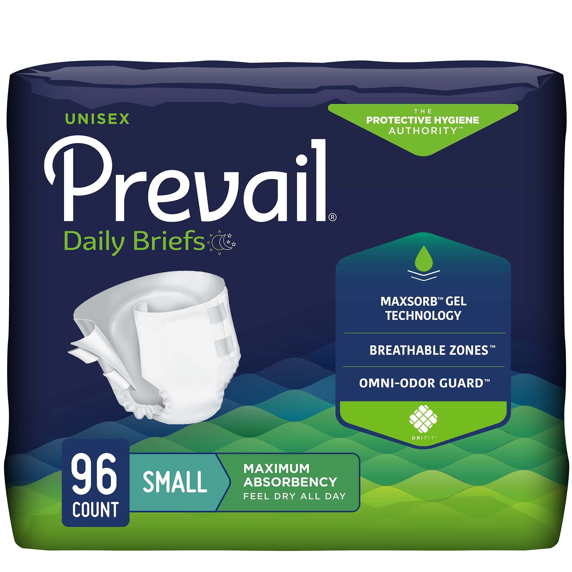 Prevail® Maximum Incontinence Brief, Small (1 Unit)