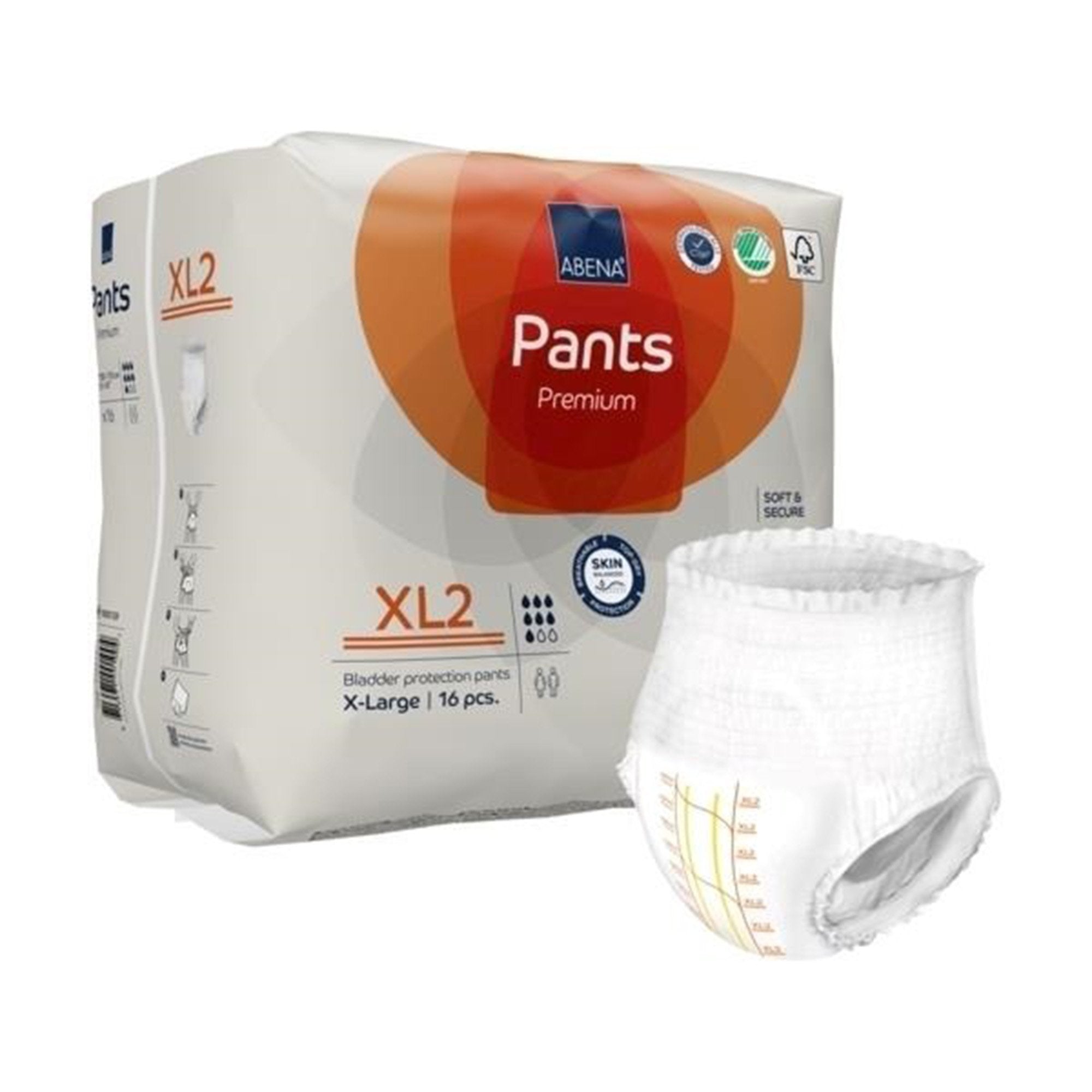 Abena® Premium Pants XL2 Incontinence Brief, X-Large (16 Units)