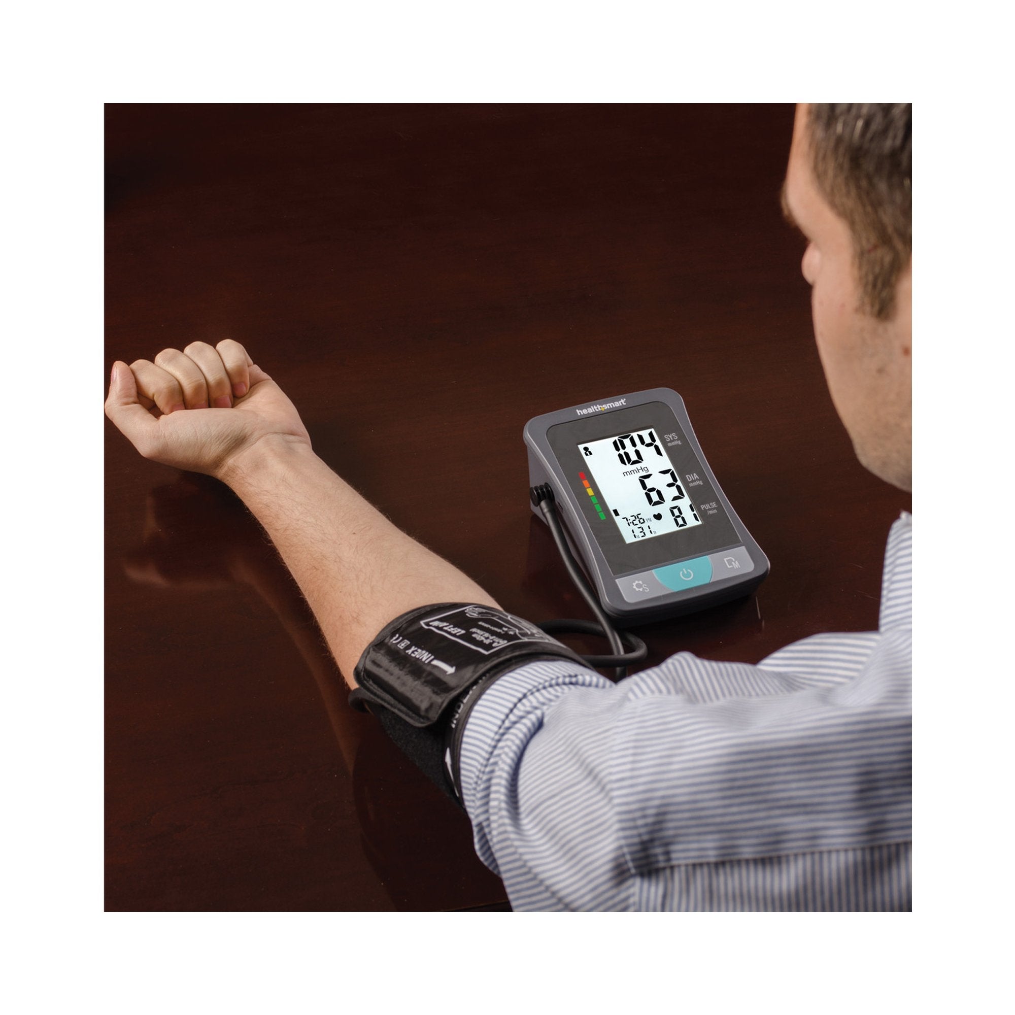 Mabis® Digital Blood Pressure Monitoring Unit, Large, Black (1 Unit)