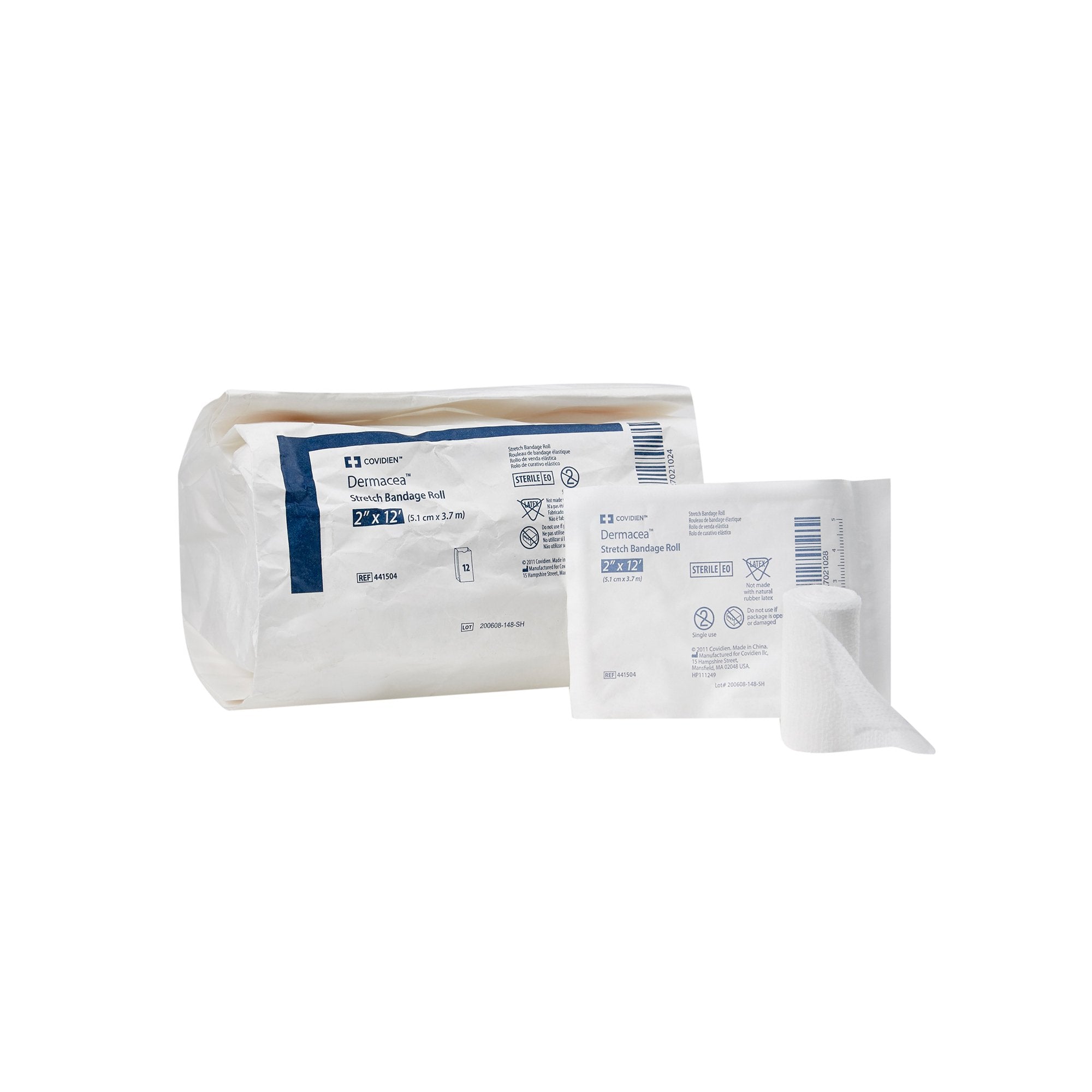 Dermacea™ Sterile Conforming Bandage, 2 Inch x 4 Yard (12 Units)