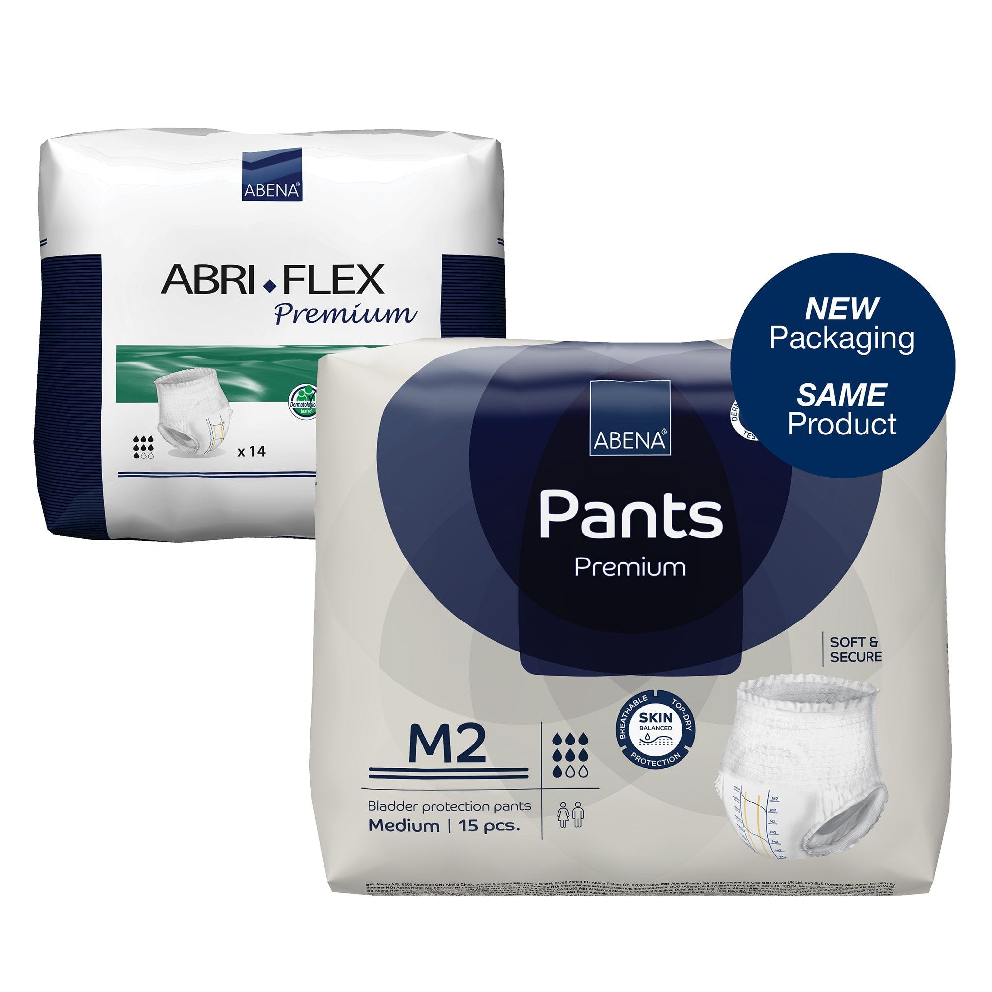 Abena® Premium Pants M2 Incontinence Brief, Medium (15 Units)