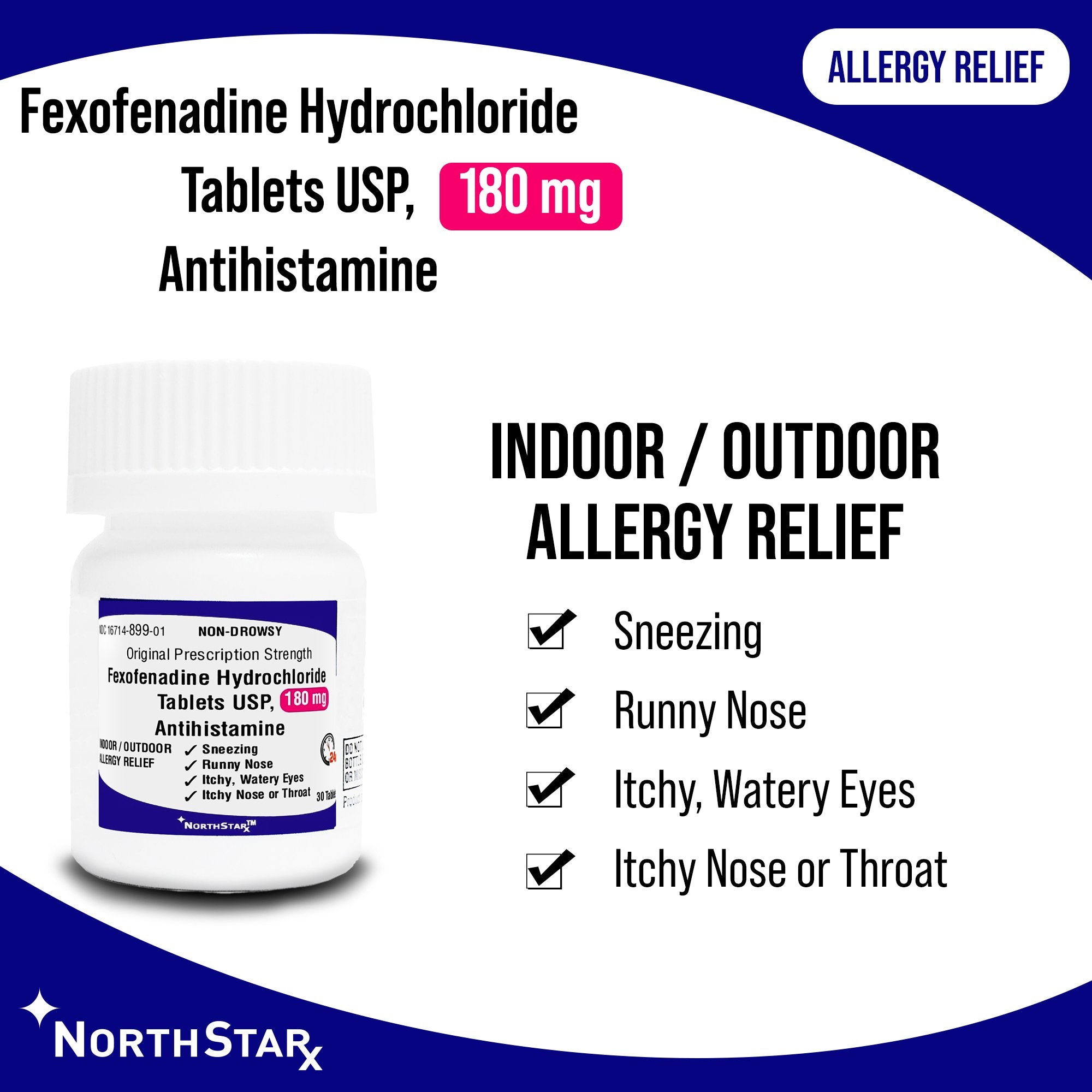 NorthStar Rx Fexofenadine Allergy Relief (1 Unit)