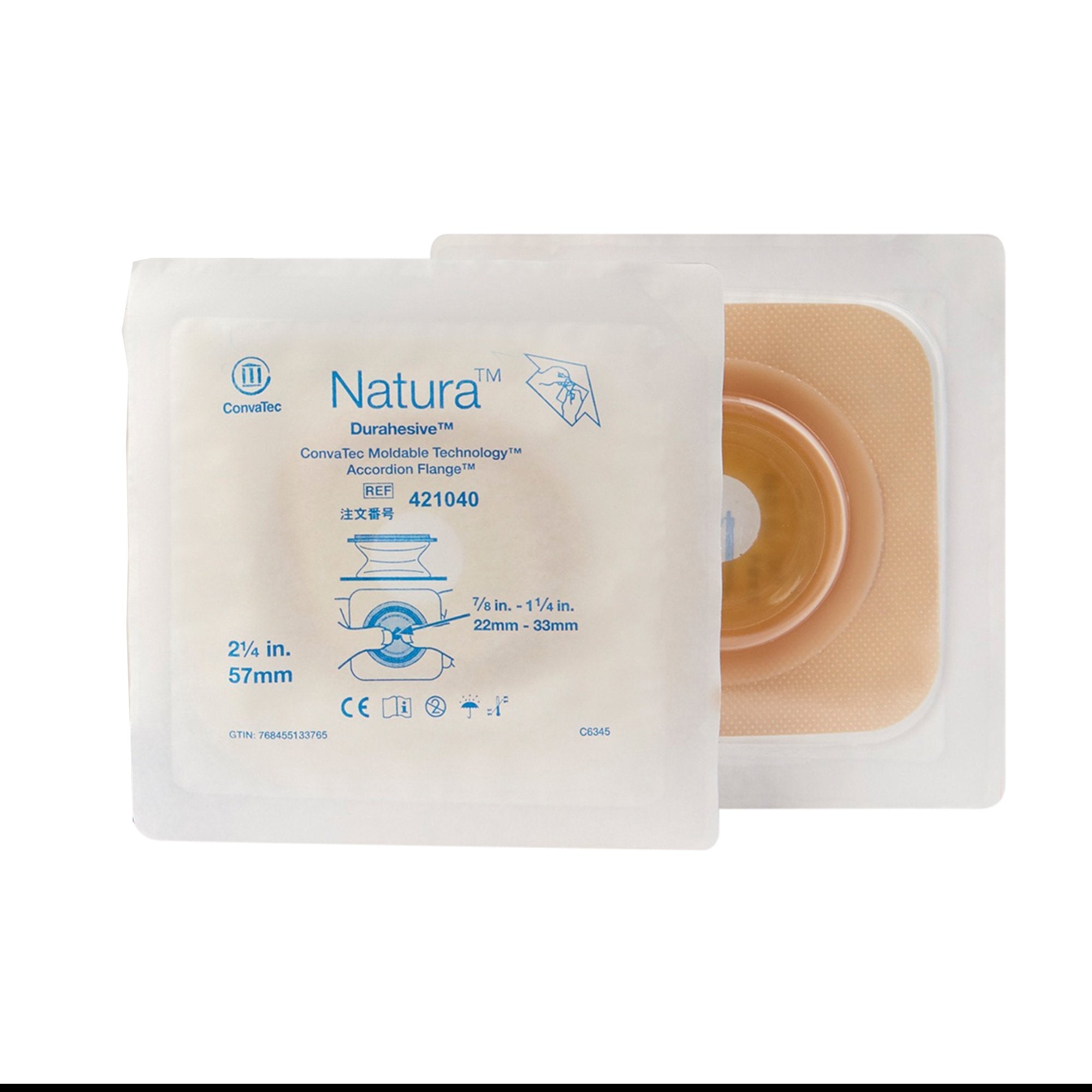 Natura™ Skin Barrier, 2-1/4 Inch Flange (10 Units)