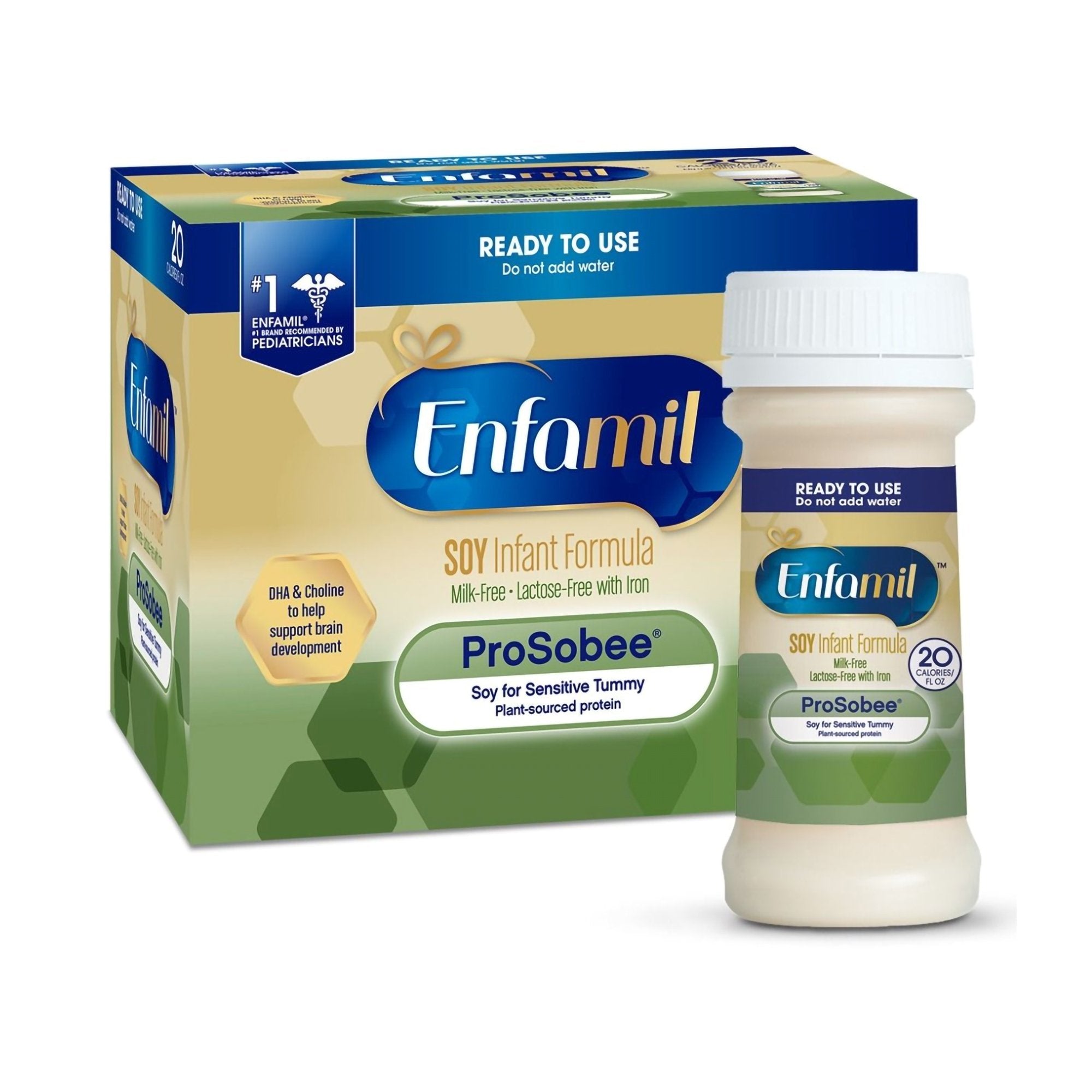 Enfamil® ProSobee® Infant Formula, 2 oz. Ready to Use Nursette Bottle (6 Units)