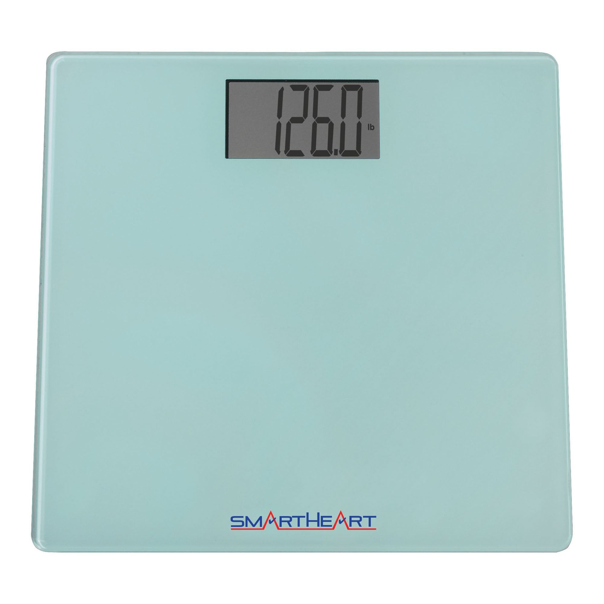 SmartHeart Digital Scale, Bathroom Floor Body Scale, 438 lbs Capacity (1 Unit)