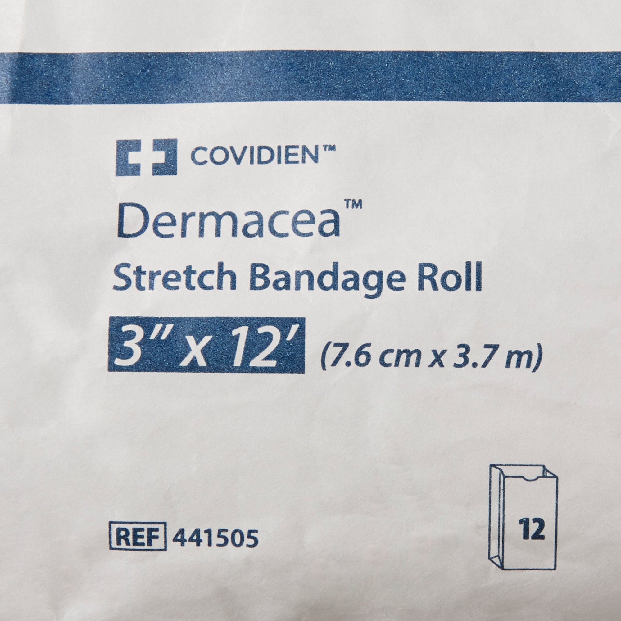 Dermacea™ Sterile Conforming Bandage, 3 Inch x 4 Yard (8 Units)