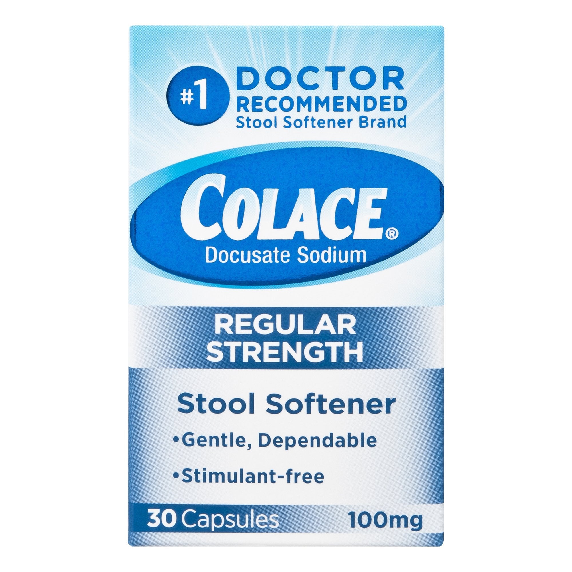 Colace® Docusate Sodium Stool Softener (30 Units)