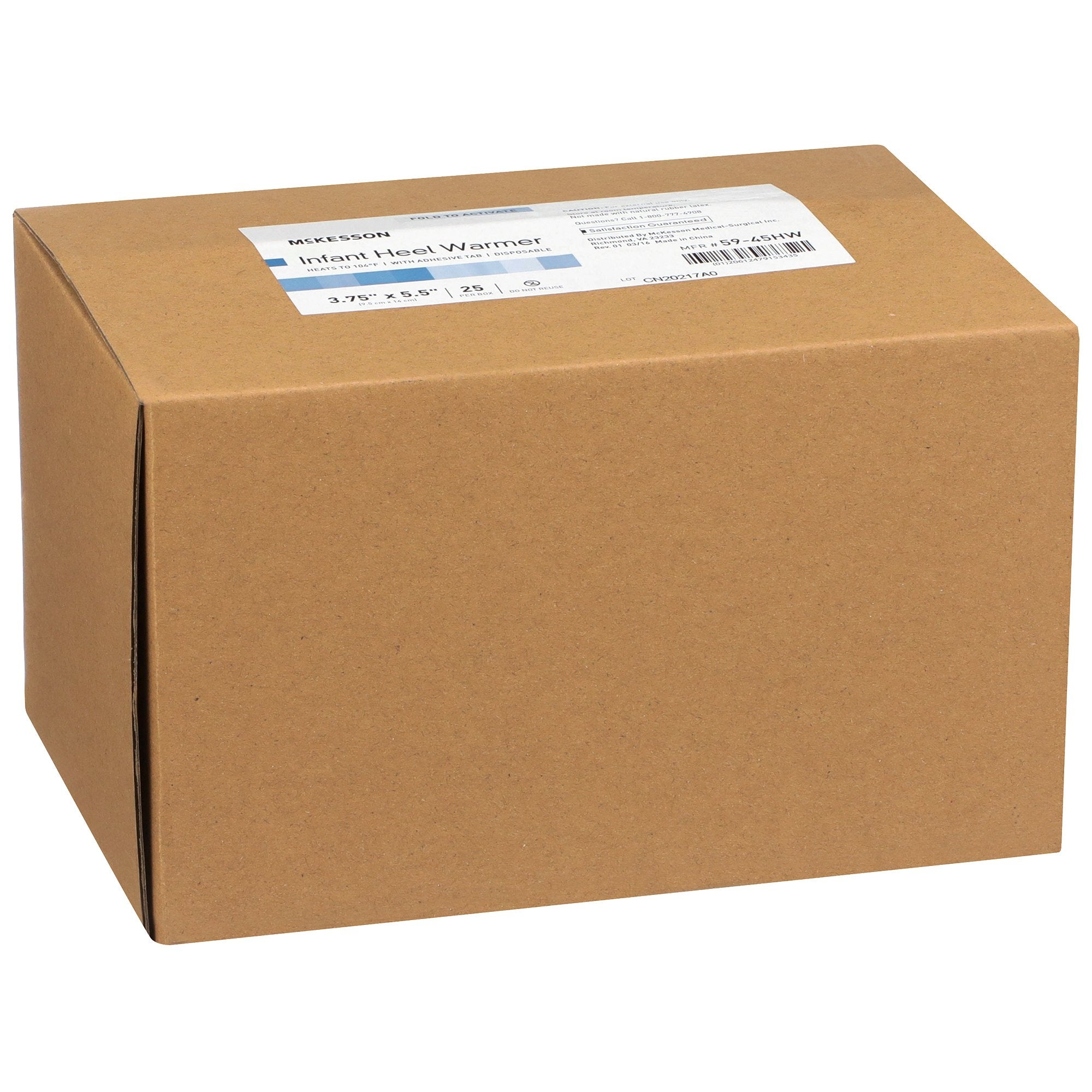 McKesson Infant Heel Warmer, 3¾ x 5½ Inch (100 Units)