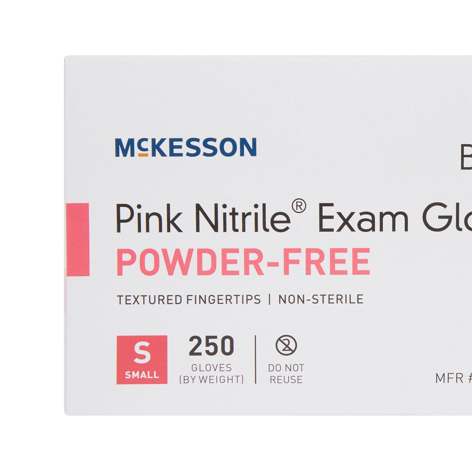 McKesson Pink Nitrile Exam Gloves, Small - Support Breast Cancer Awareness