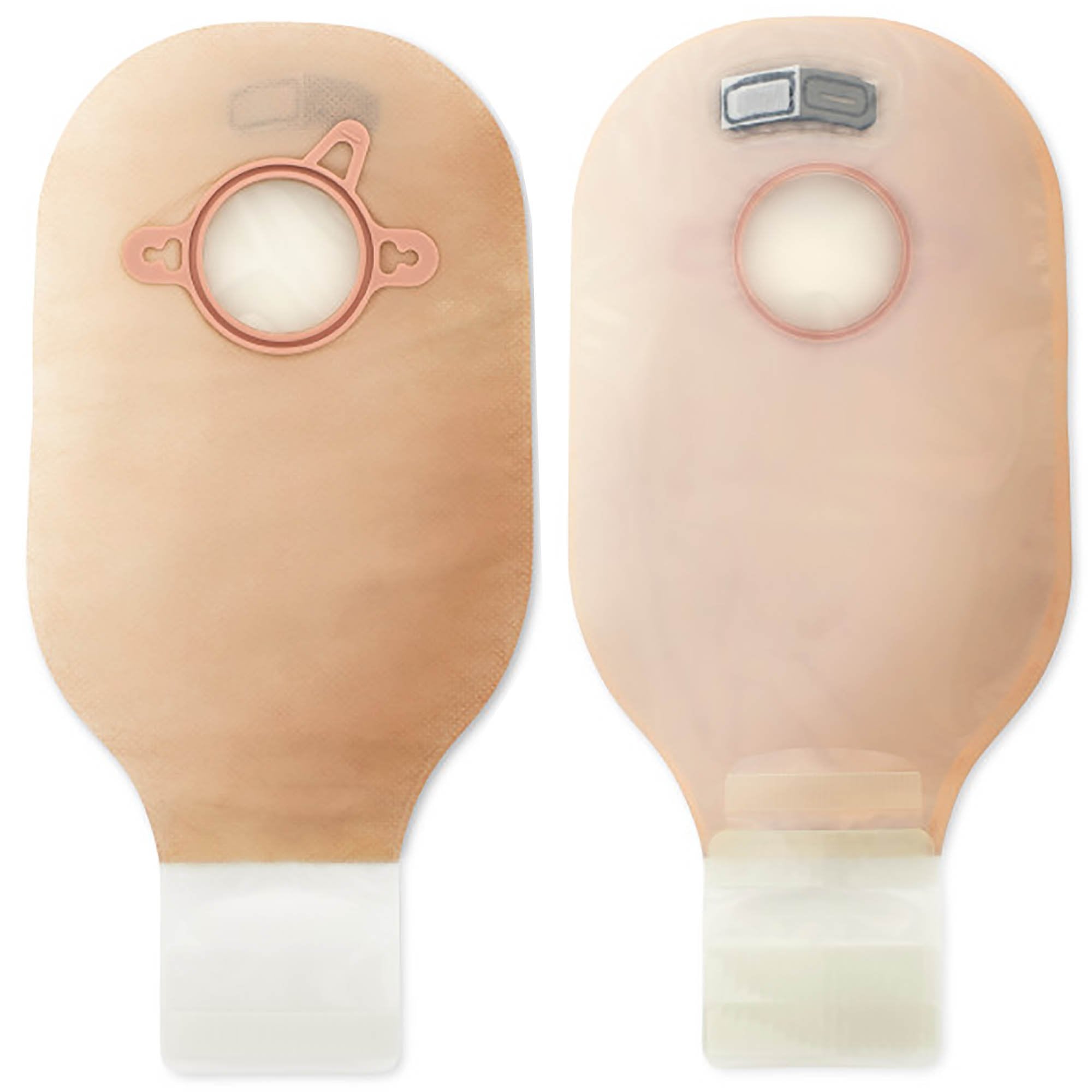 New Image™ Drainable Transparent Colostomy Pouch, 12 Inch Length, 2¼ Inch Flange (10 Units)