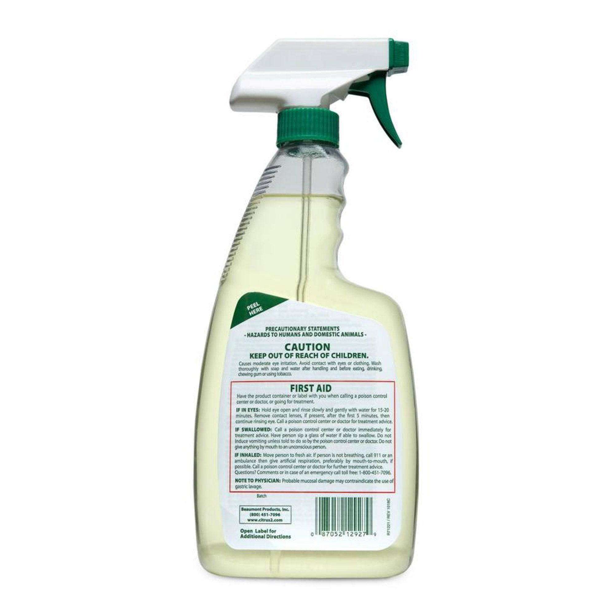 Citrus II® Surface Disinfectant Cleaner, 22 oz Spray Bottle (12 Units)