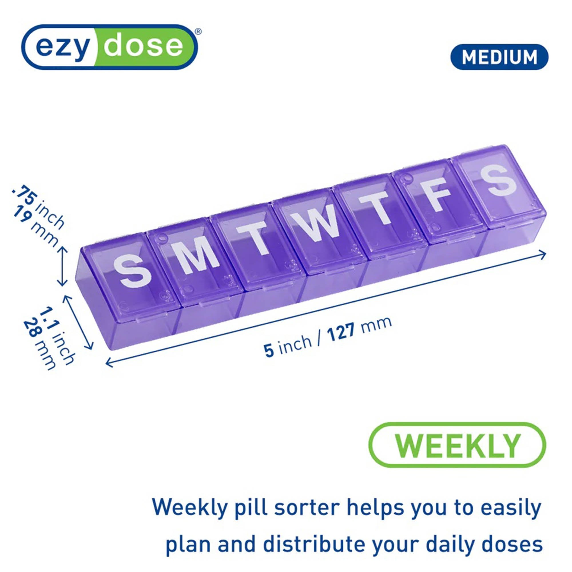 Apothecary Products® Weekly Pill Planner (6 Units)