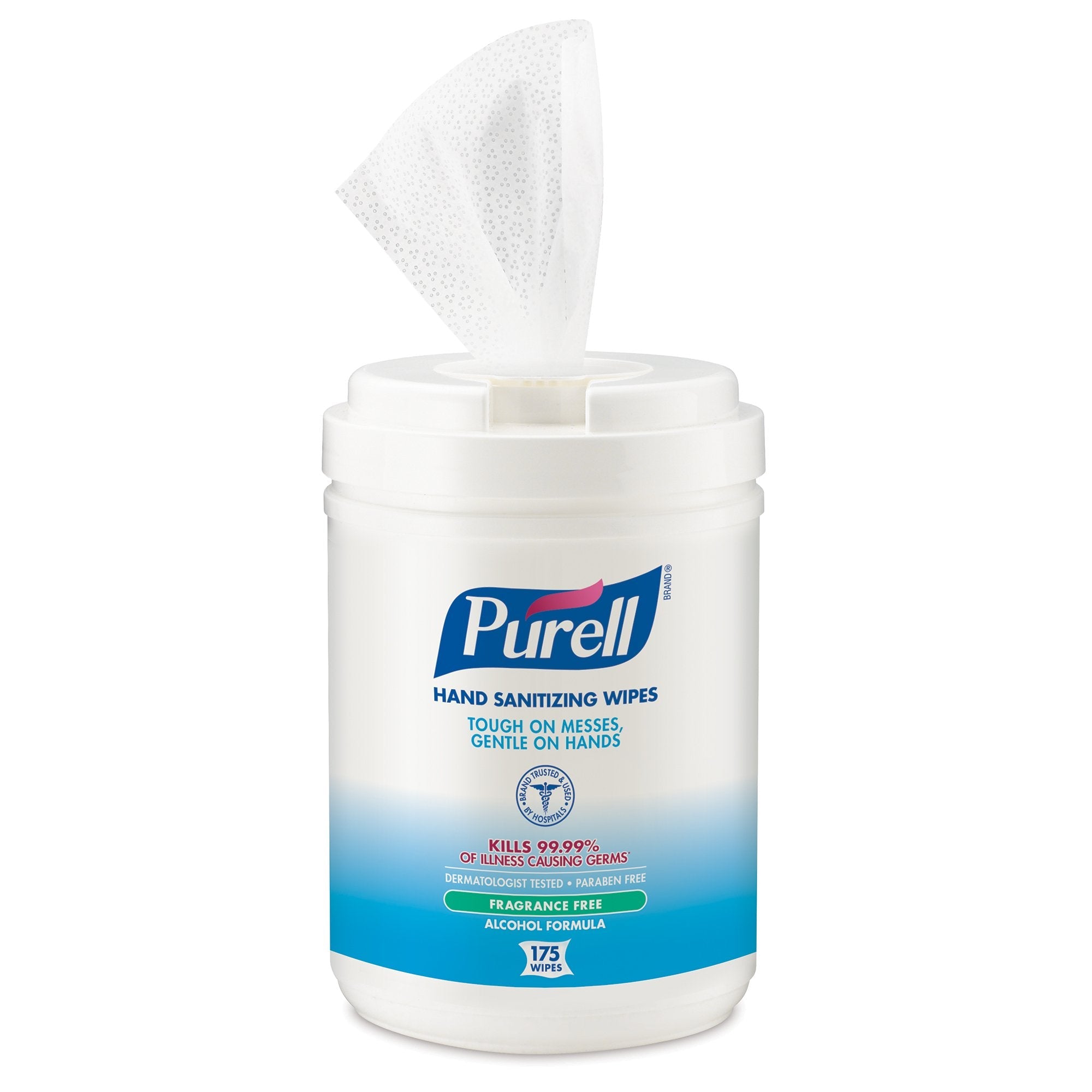 GOJO Purell Hand Sanitizing Wipes, Ethyl Alcohol Wipe Canister (1 Unit)