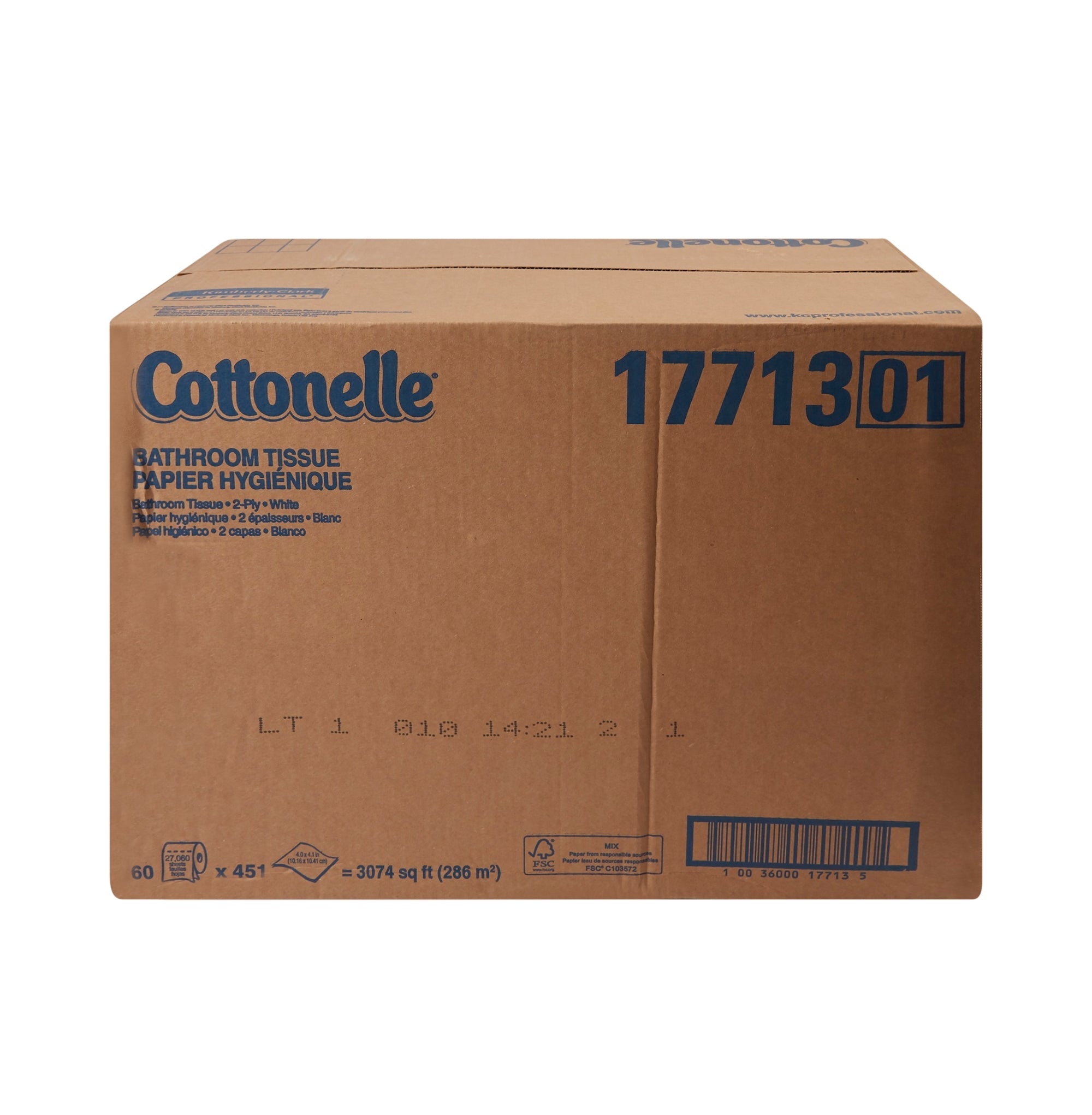 Cottonelle® Professional 2-Ply Toilet Paper - 60 Rolls, 451 Sheets Each