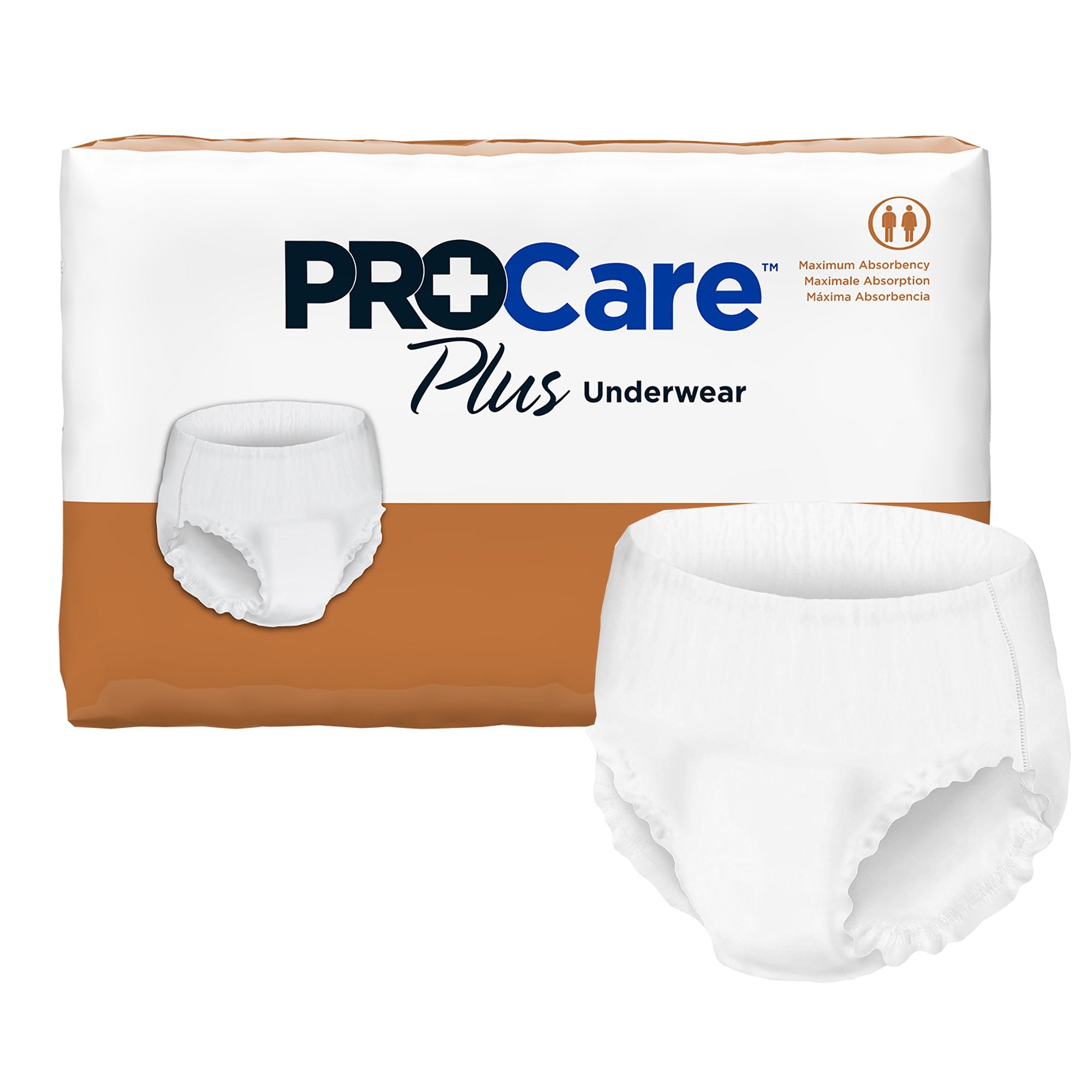 ProCare Plus XL Protective Underwear, Moderate Absorbency, 25-Pack