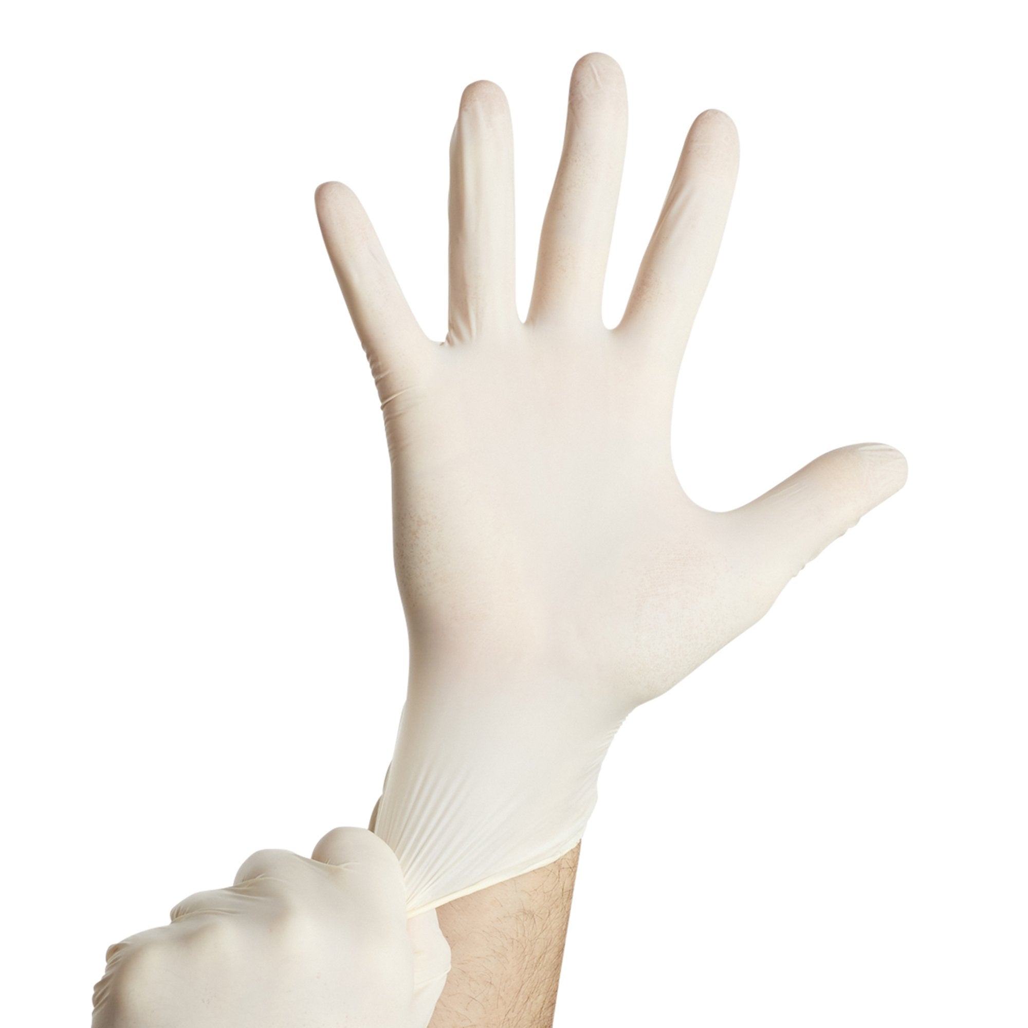 Trilon 2000® PF with MC3® Stretch Vinyl Standard Cuff Length Exam Glove, Large, Ivory (100 Units)