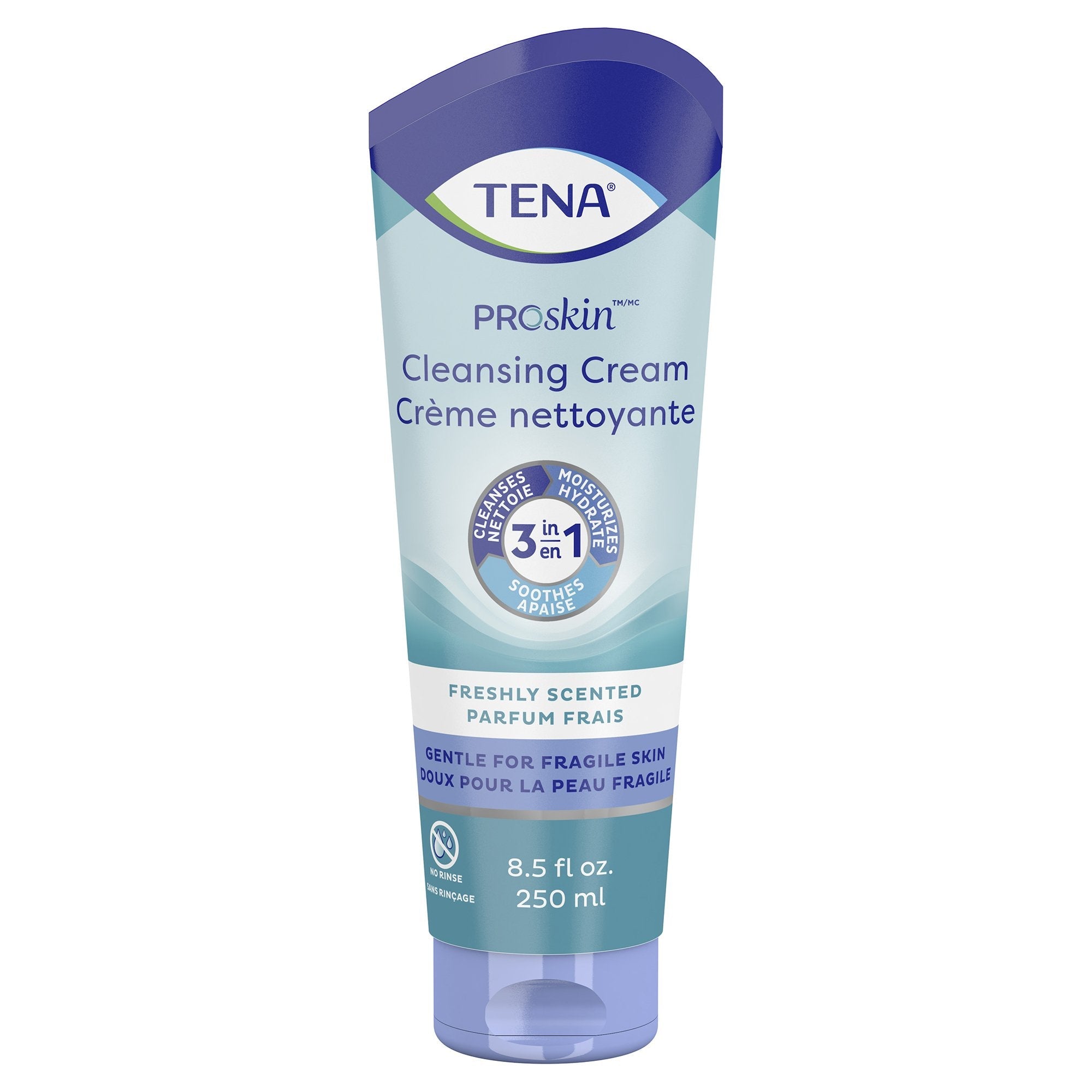 Tena® Body Wash Cleansing Cream, Alcohol-Free, 3-in-1 Formula, Unscented, 8.5 oz, Tube (10 Units)