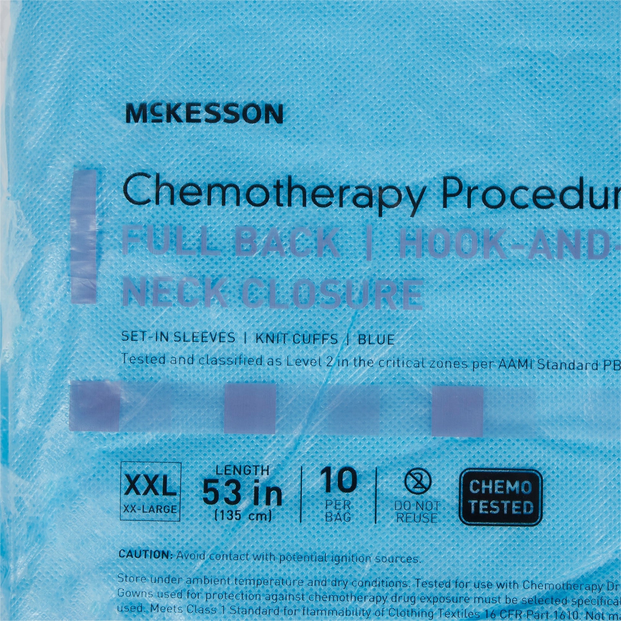 McKesson Chemotherapy Procedure Isolation Gown, 2X Large (30 Units)