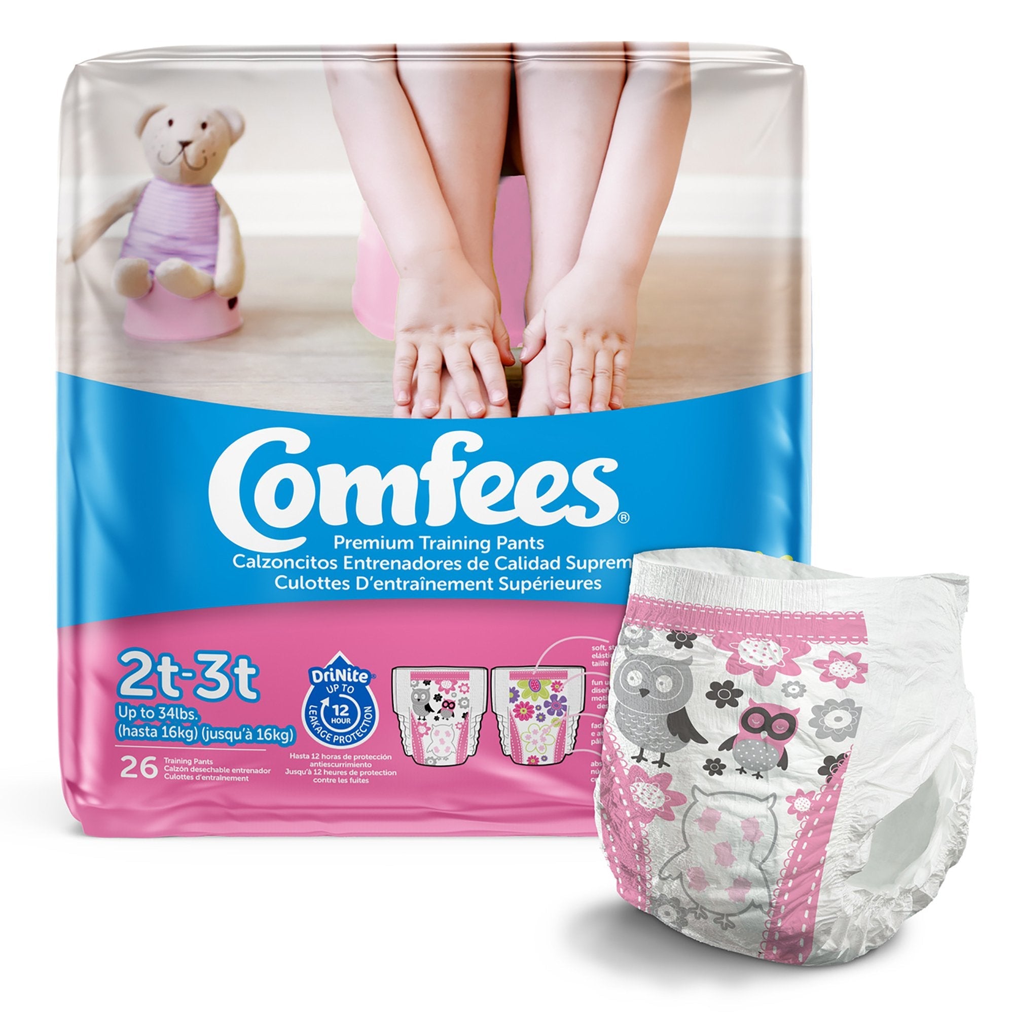 Comfees® Training Pants, 2T to 3T (26 Units)