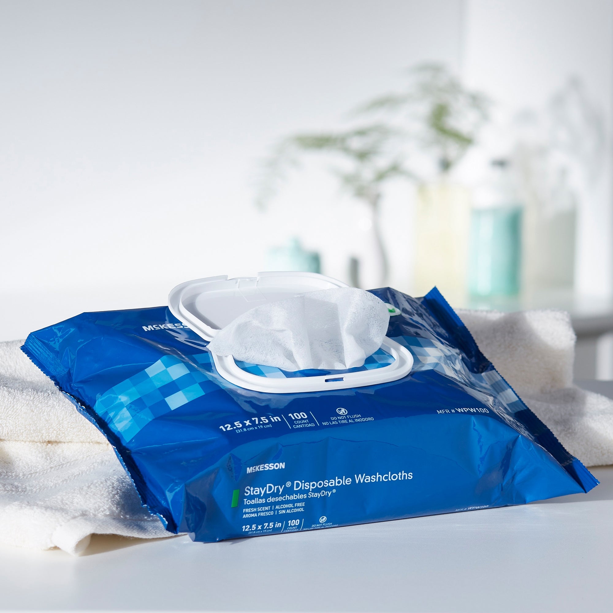 StayDry® Scented Personal Wipes, Soft Pack 100 Count - Fresh & Gentle