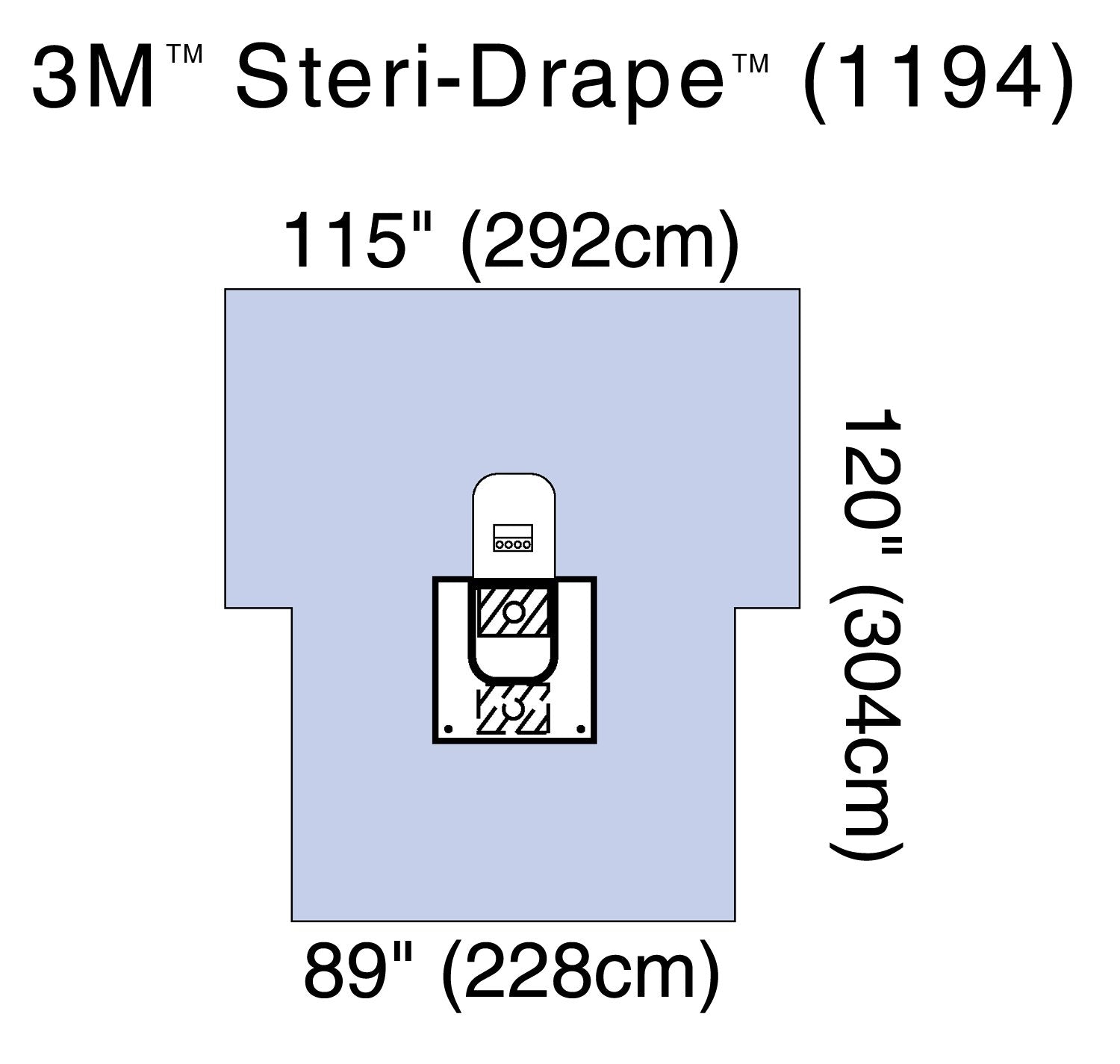 Orthopedic Drape 3M™ Steri-Drape™ Arthroscopy Drape with Pouch 89 W X 125 L Inch Sterile (5 Units)