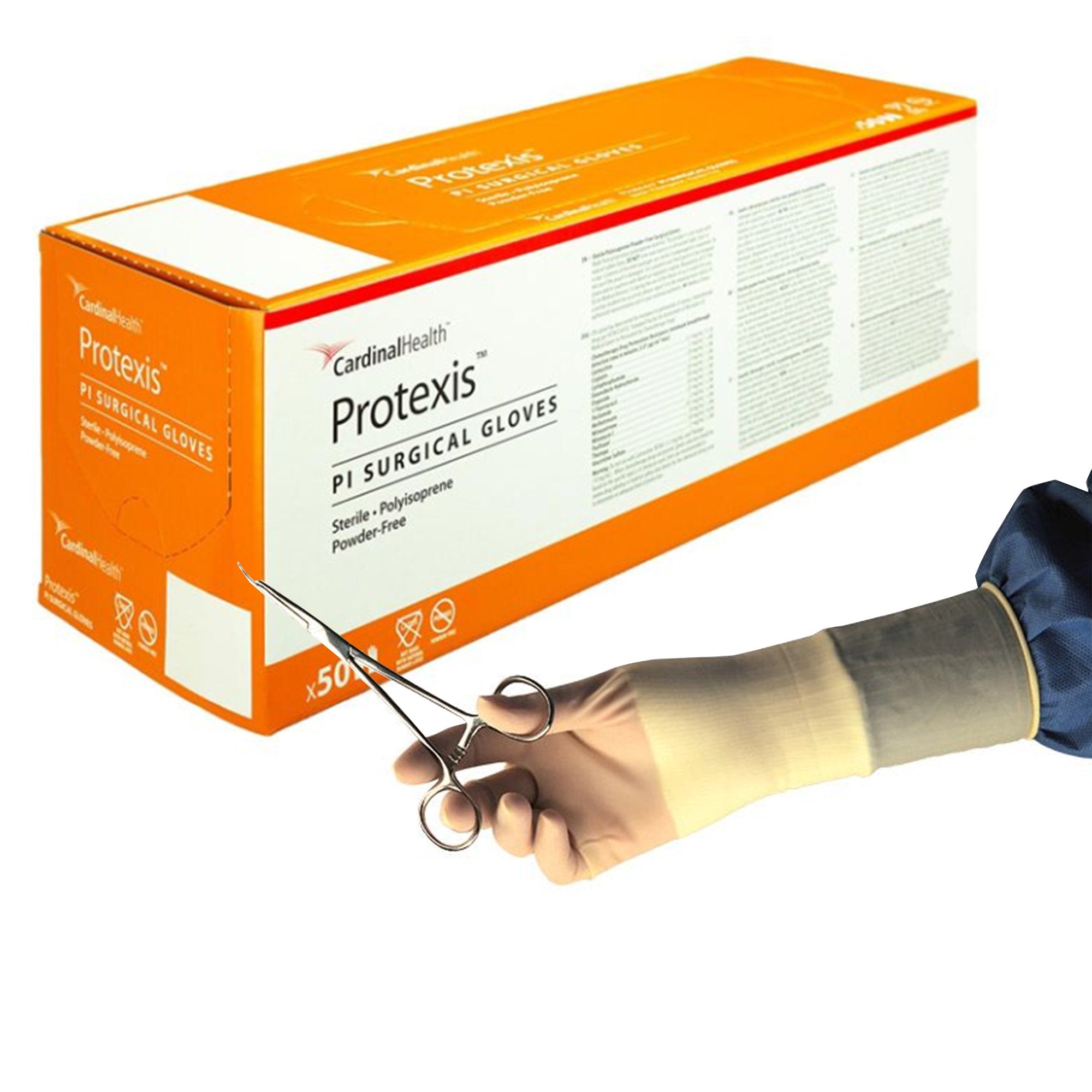 Protexis™ PI Polyisoprene Surgical Glove, Size 7.5, Ivory (50 Units)