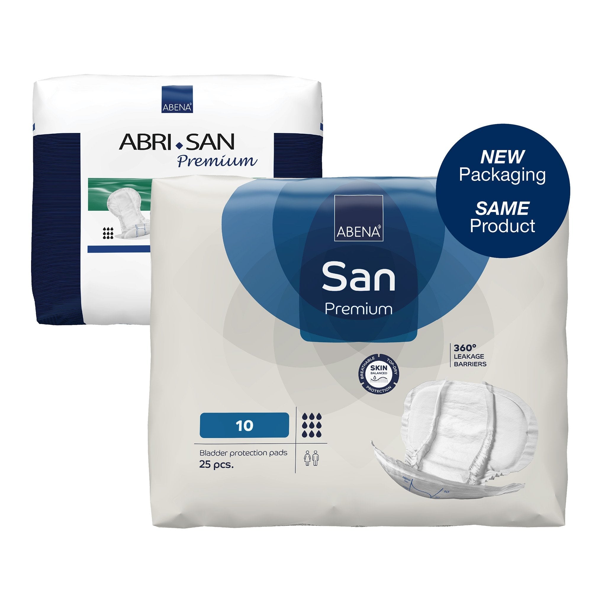 Abena® San Premium Bladder Protection Pads, Size 10 (25 Units)