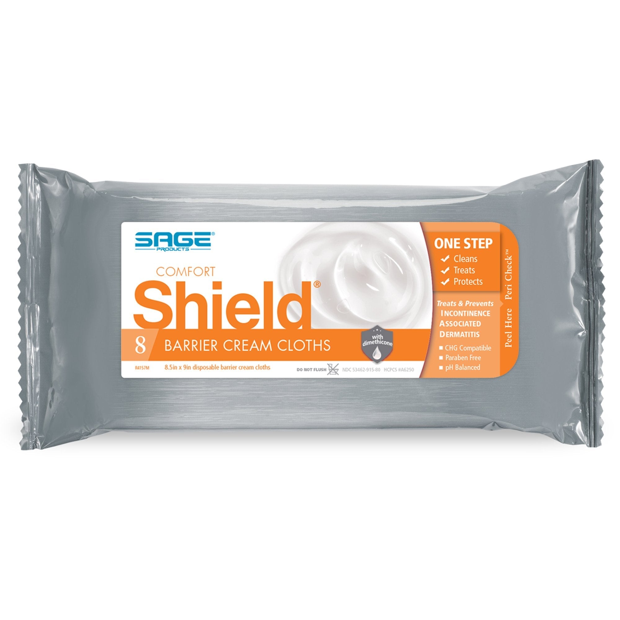 Shield® Barrier Cream Cloths, Soft Pack (8 Units)