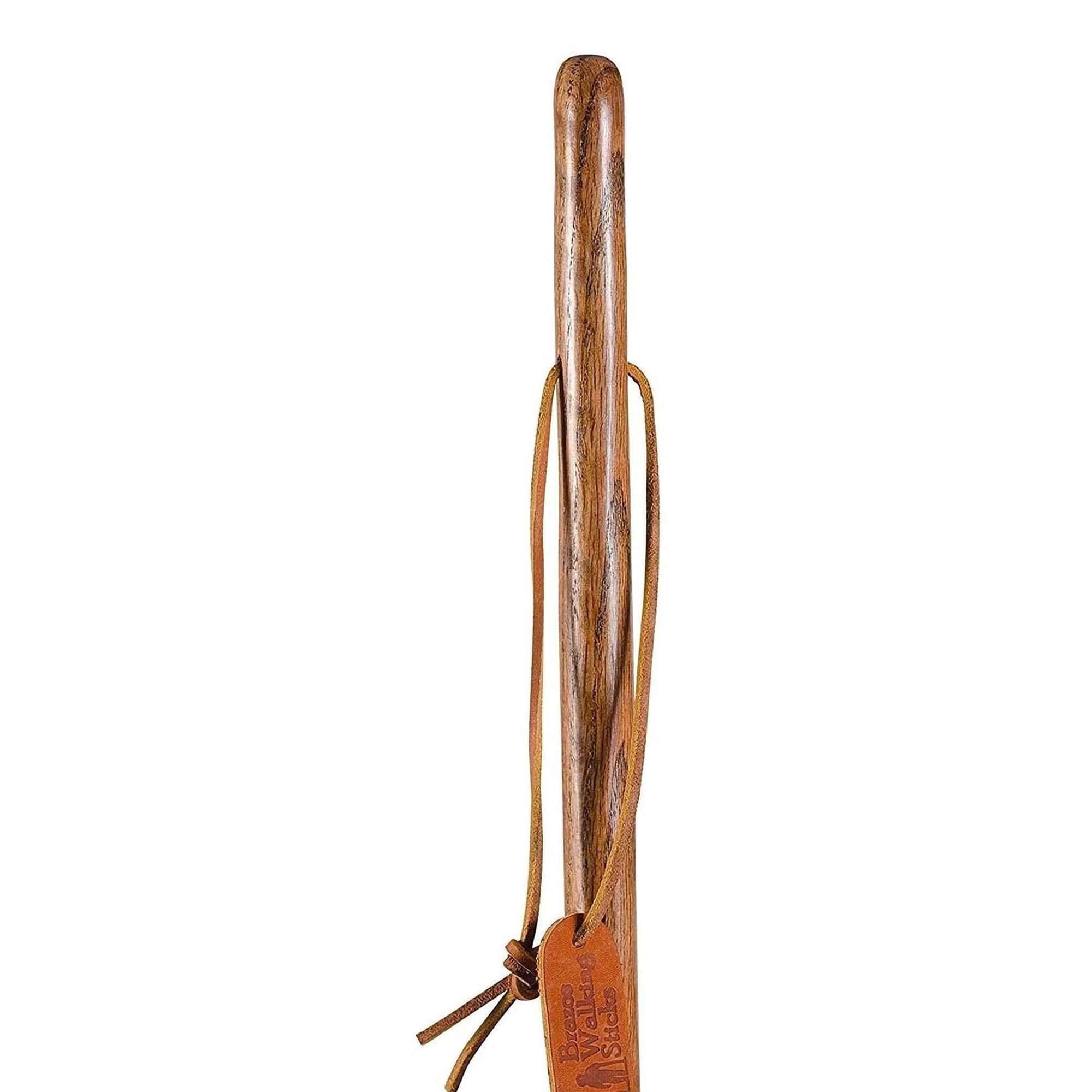 Brazos™ Twisted Oak Backpacker Handcrafted Walking Stick, 55-Inch, Brown (1 Unit)