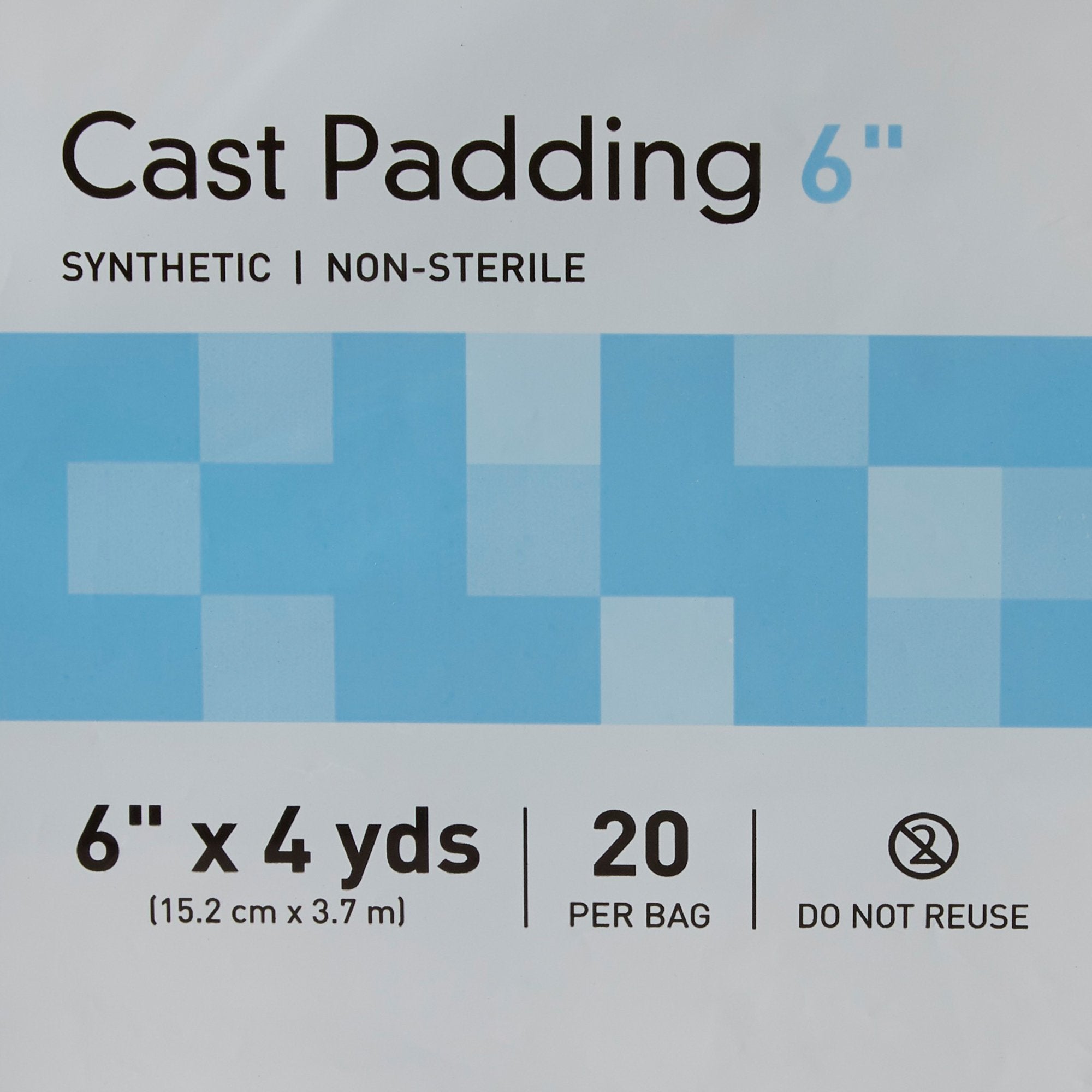McKesson White Polyester Cast Padding, 6 Inch x 4 Yard (20 Units)