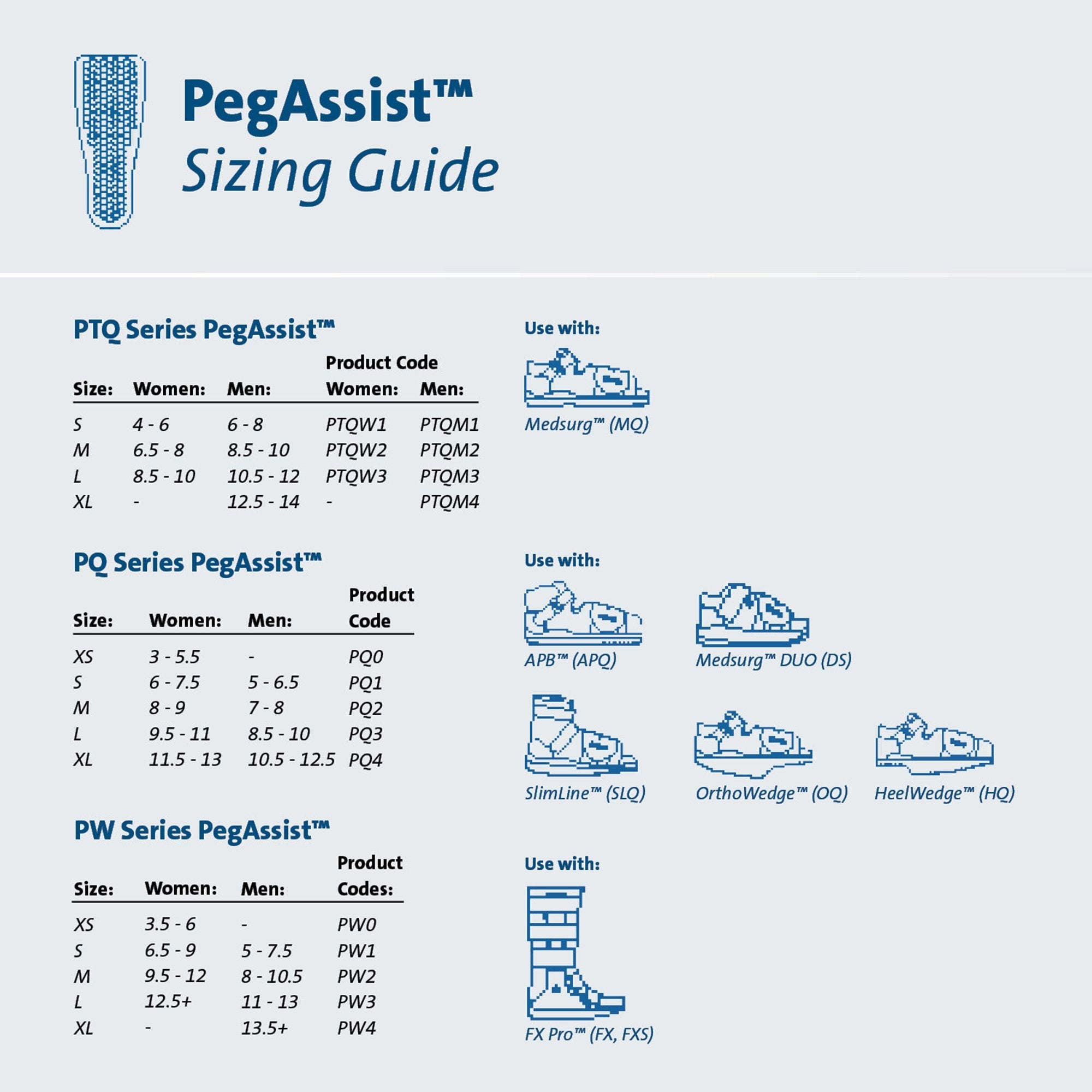 Peg-Assist™ Insole, Medium (1 Unit)