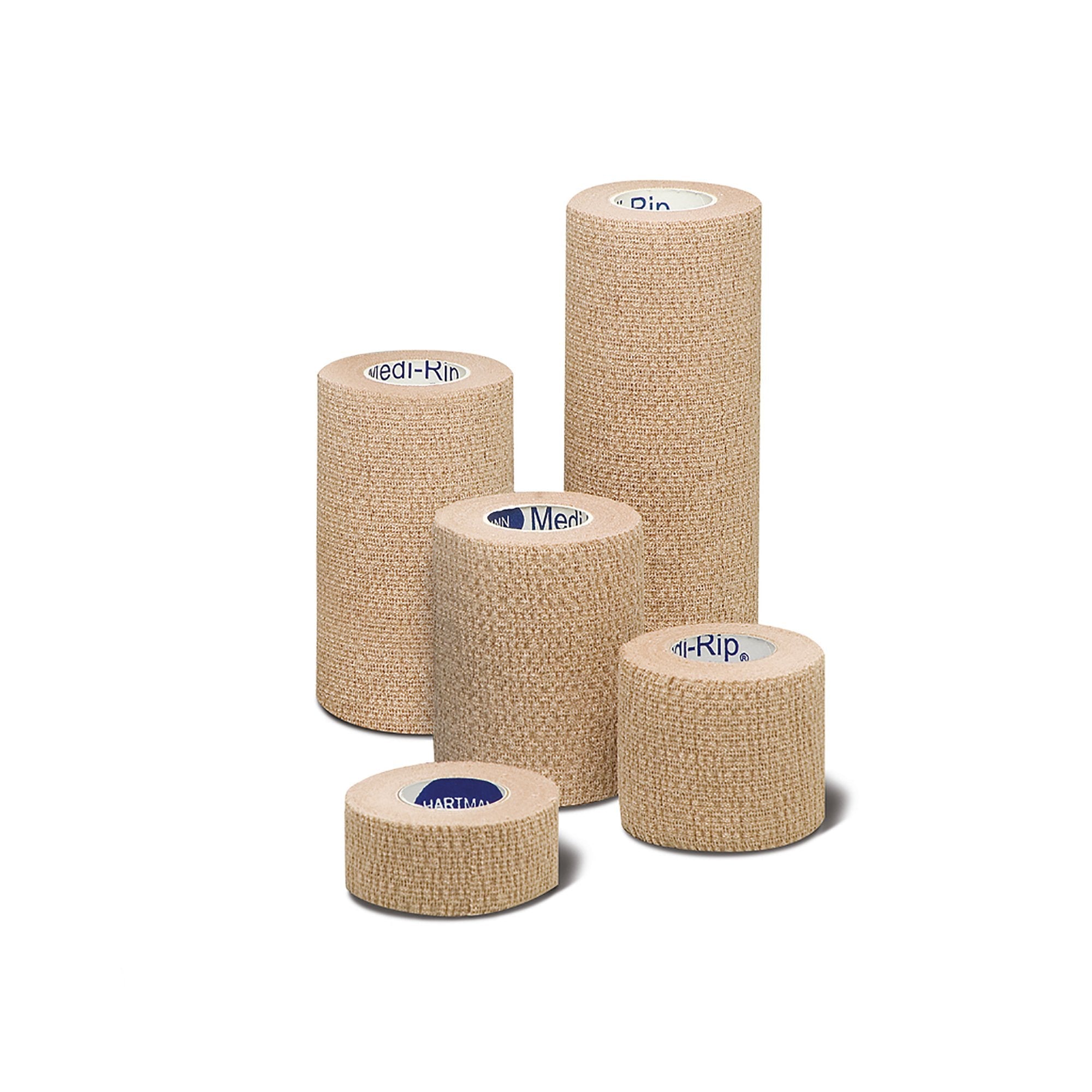 Medi-Rip® Self-adherent Closure Cohesive Bandage, 4 Inch x 5 Yard (96 Units)